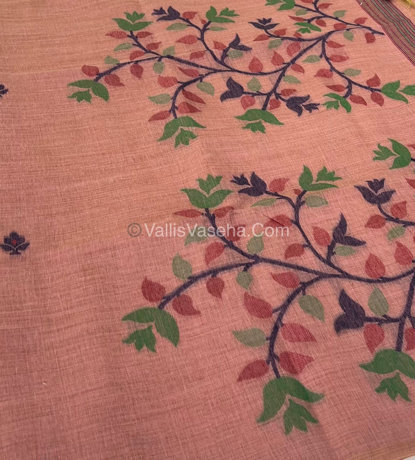 Muga Cotton Saree - VVMCS001