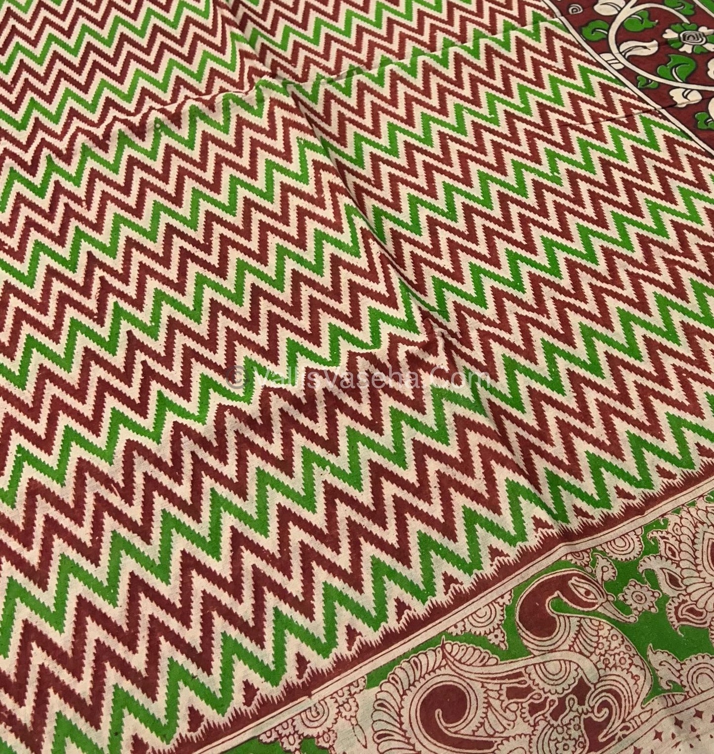 Pure Kalamkari Cotton Saree - VVPKC002