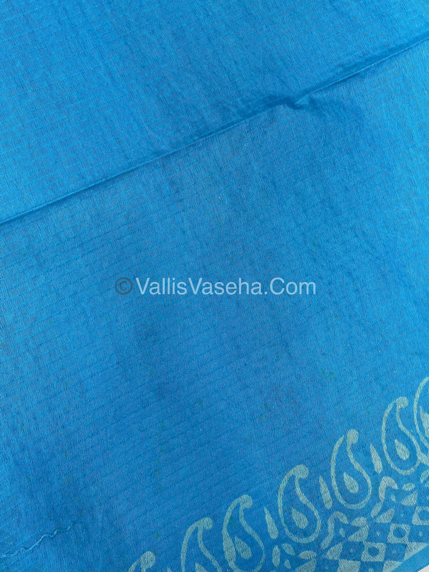 Bhagalpuri Silk | Dark Blue with Light Blue Shade |VVBS009
