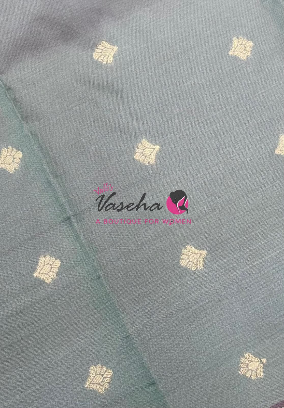Semi Soft Silk - Wine With Grey- VVSSS036
