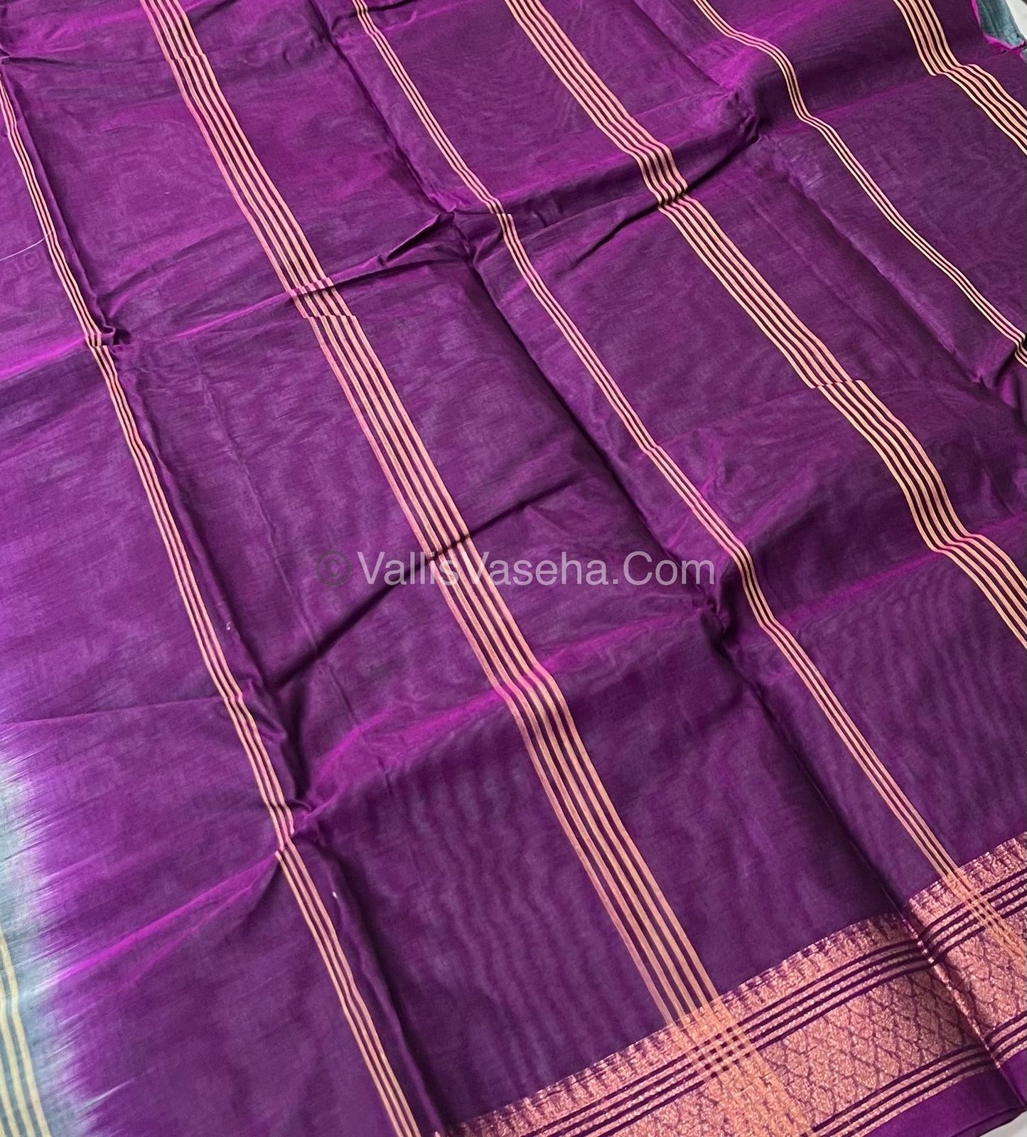Dhaka Cotton Saree - VVDCS001