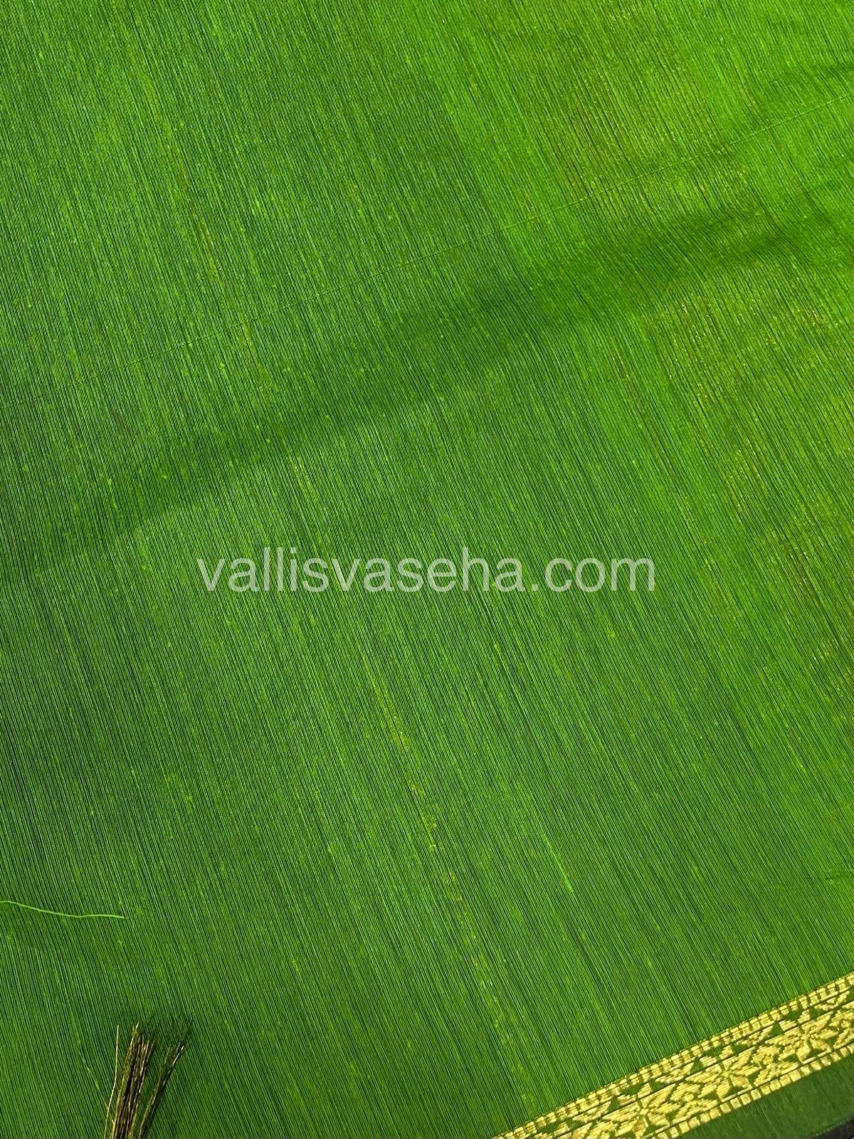 Semi Maheshwari Silk Cotton Saree - VVMSC006