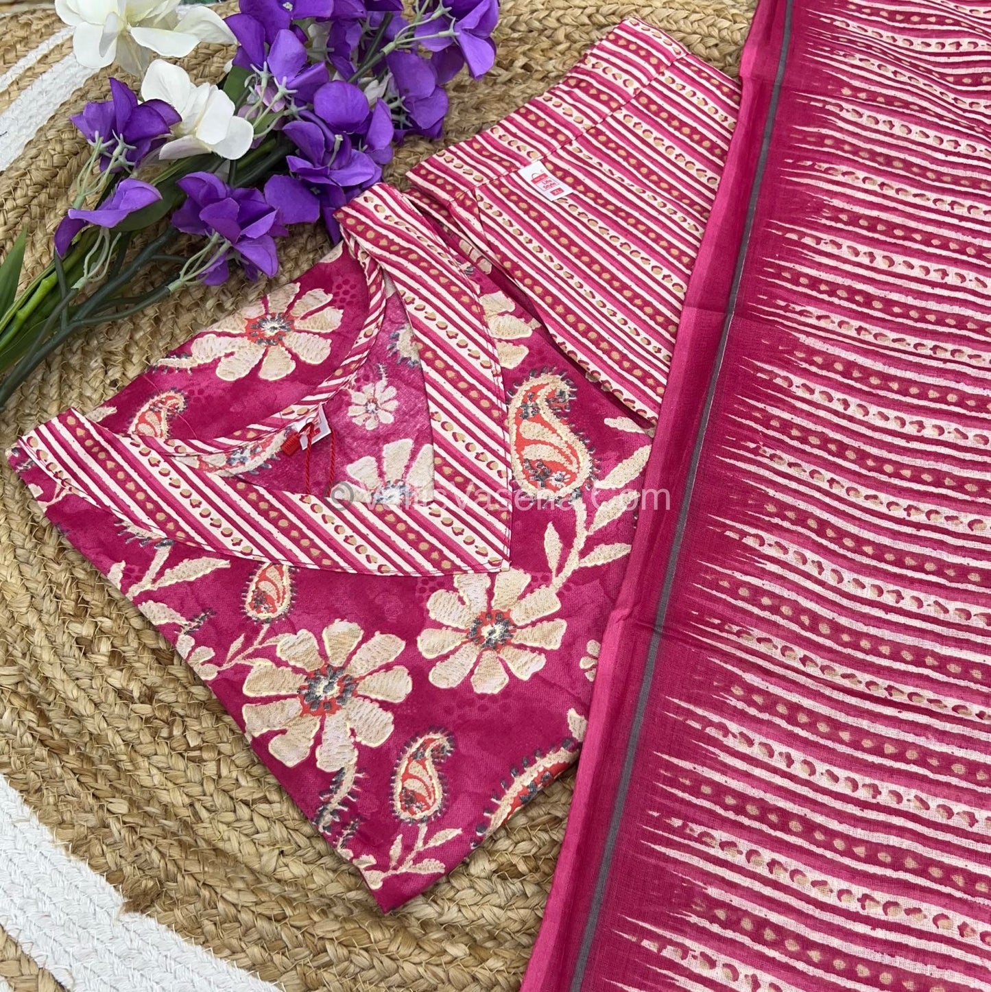 Ready Made - Salwar, Kameez & Duppatta(3pc) - Printed - VVRBS002