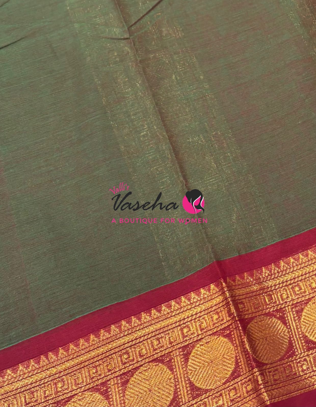 Kanchi Cotton Saree - VVKCS023