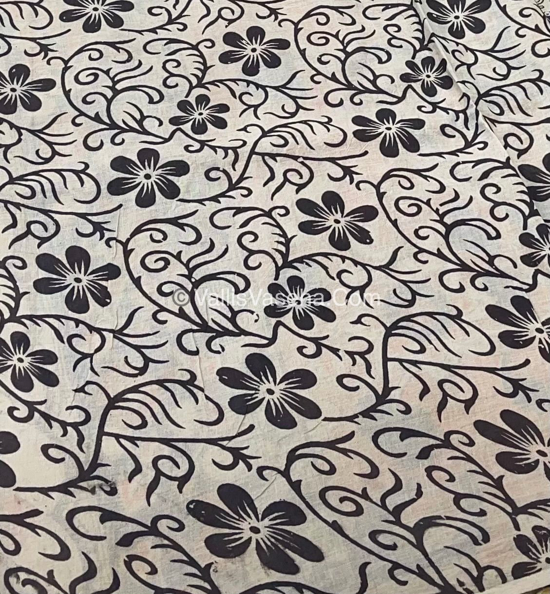 Pure Kalamkari Cotton Saree - VVPKC001