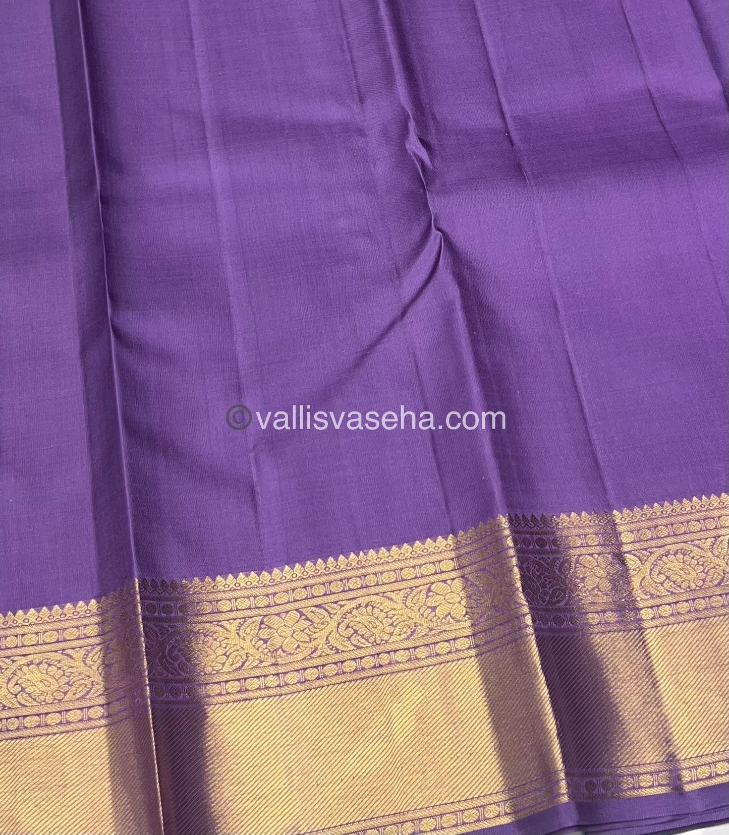 Pure Kanchipuram Silk Saree - Lavender Shade - VVPS010
