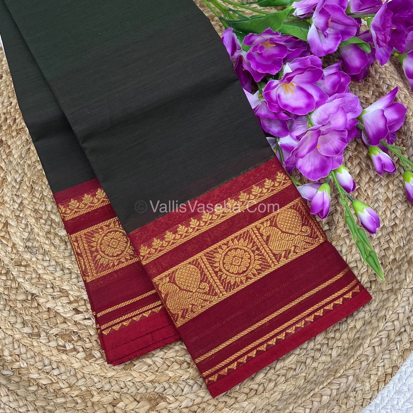 Kanchi Cotton Saree - VVKCS007