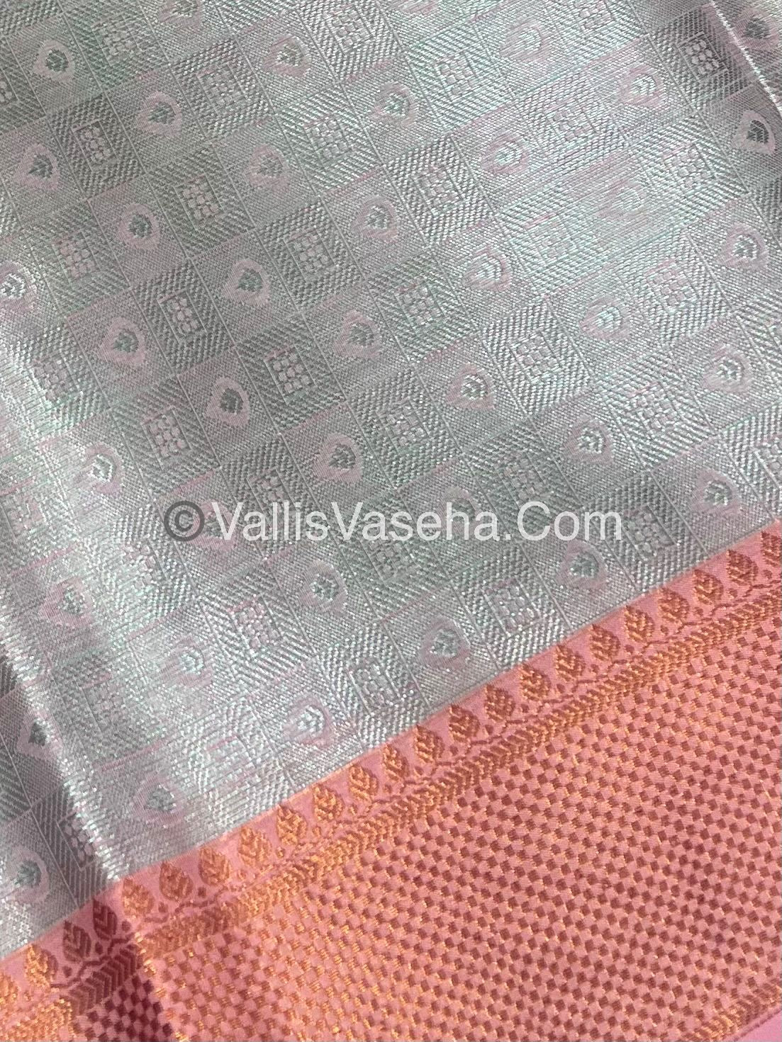 40% less - Offer Saree - Semi Banarsi Silk Saree - VVDS006