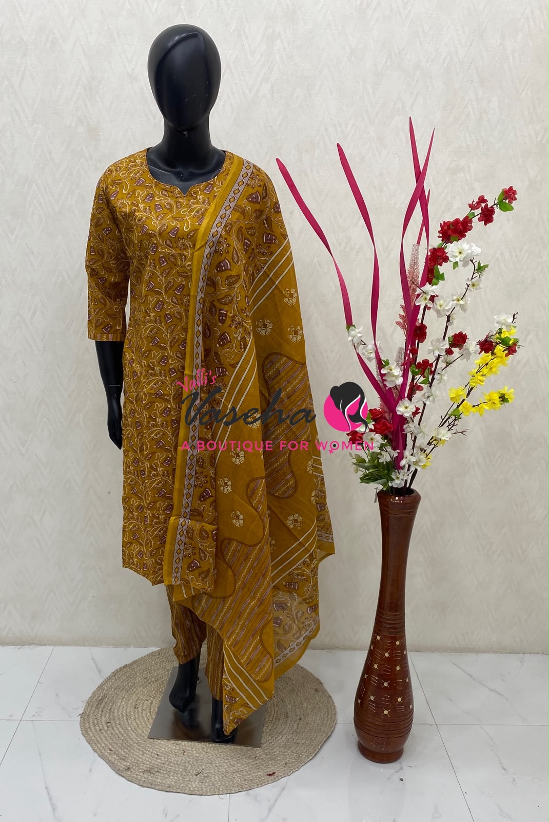 Ready Made - Salwar, Kameez & Duppatta(3pc) - Printed - VVRBS010