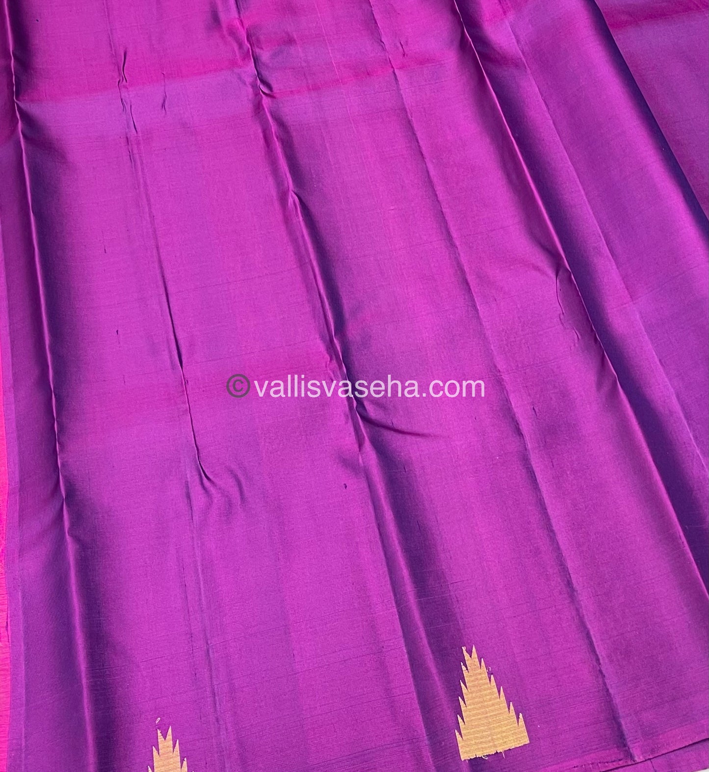 Pure Soft Silk Saree - Jothika Hit design - Purple - VVPSS005