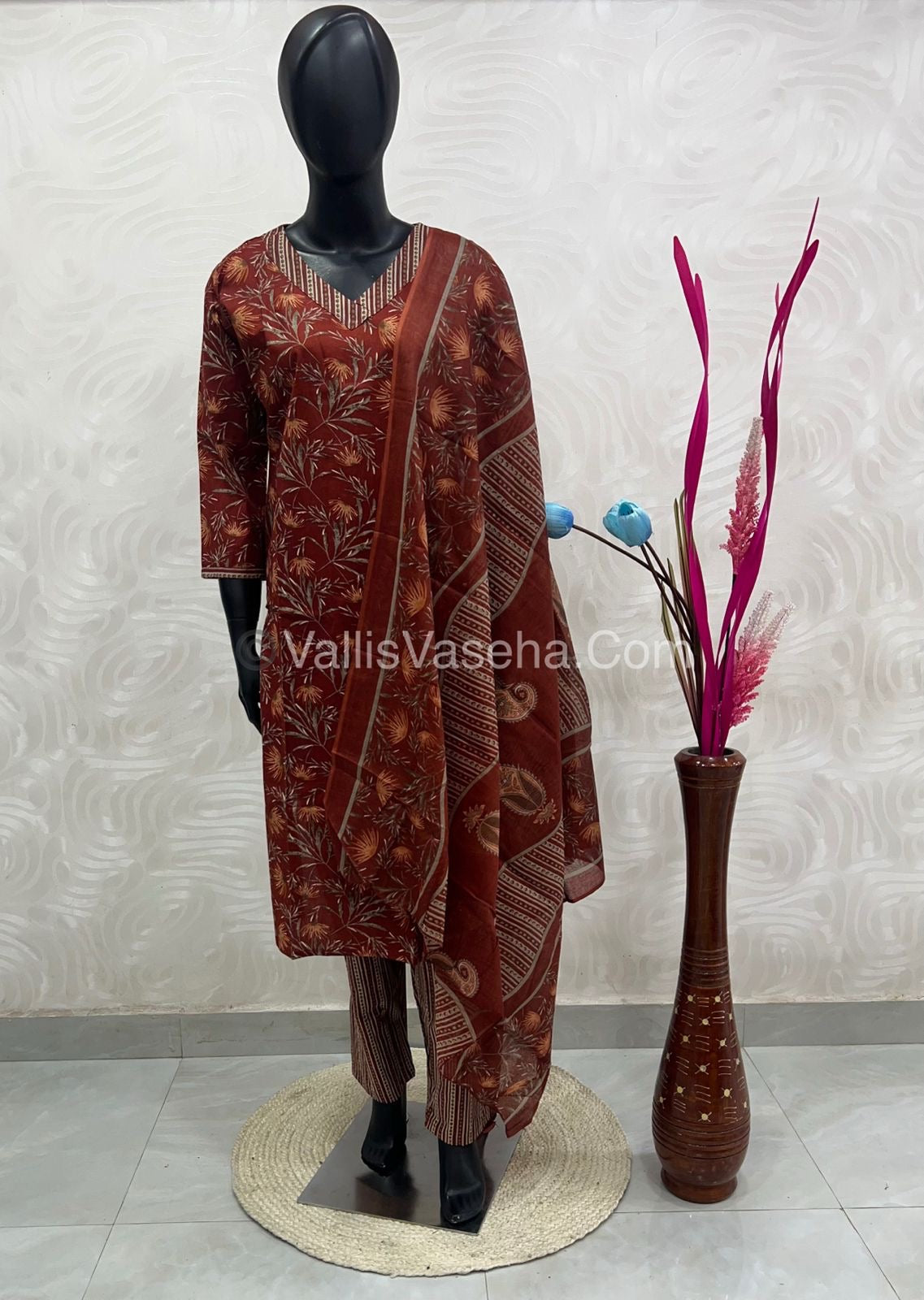 Ready Made - Salwar, Kameez & Duppatta(3pc) - Printed - VVRBS002