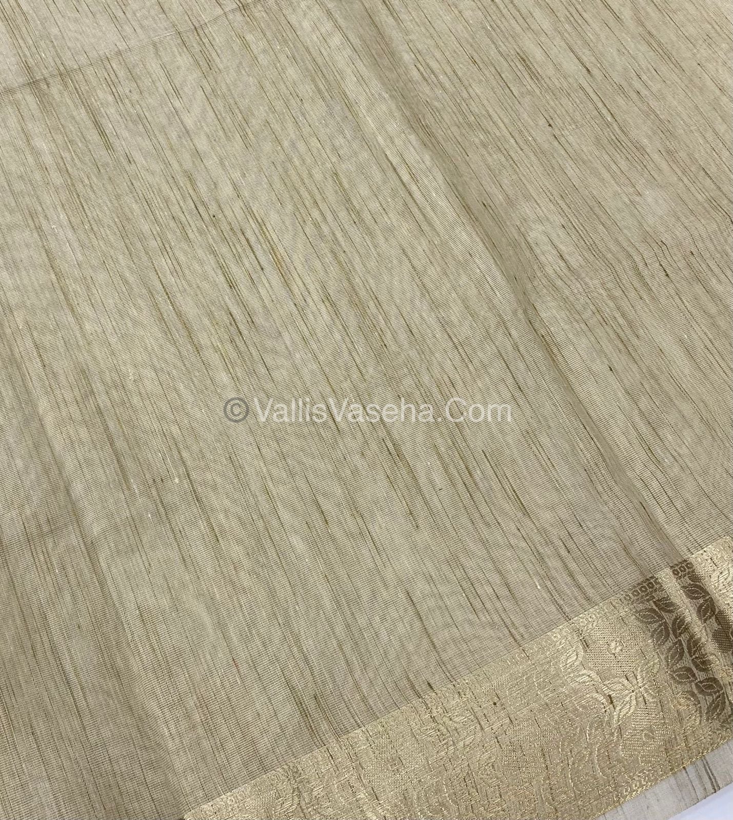 Chanderi Mixed Cotton Saree - VVCMC001