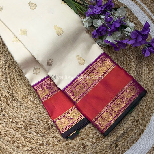 Pure Kanchipuram Silk Saree - VVPS006