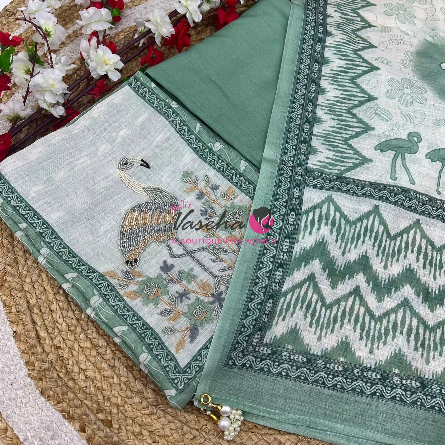 Unstitched Cotton Salwar Material | VVUSM033
