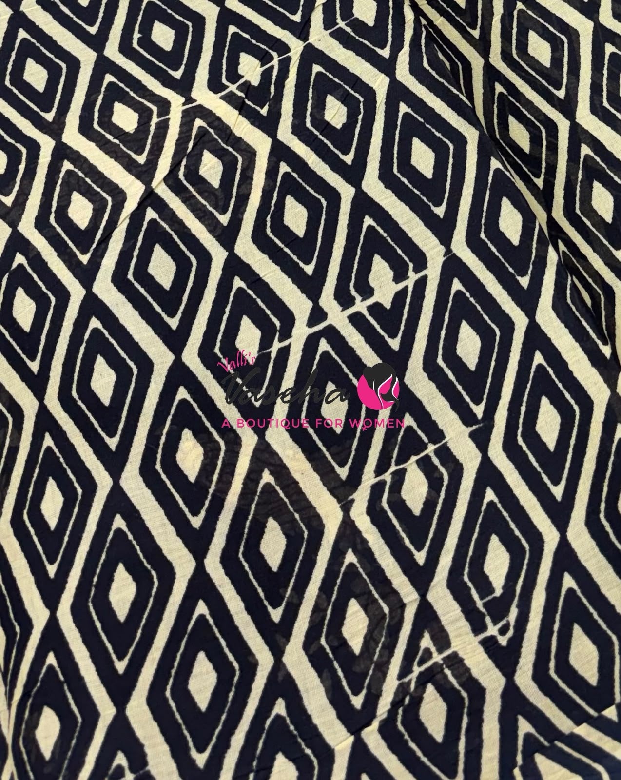 Pure Soft Mul Mul Cotton Sarees - Hand Block Prints - VVMMC011