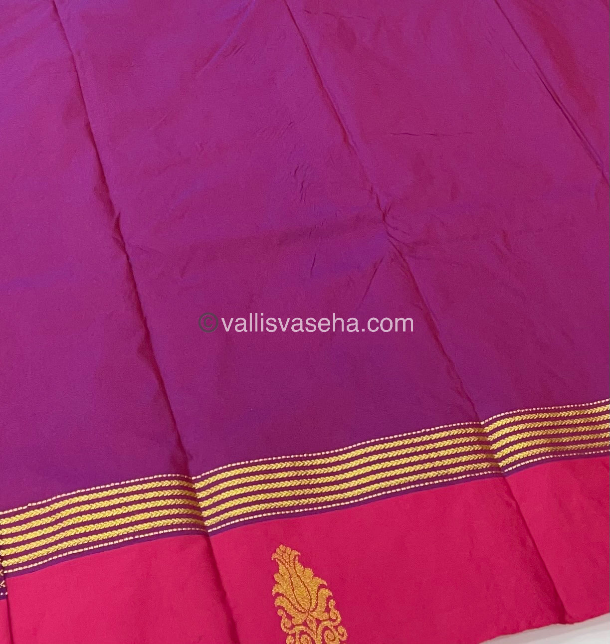 Semi Silk Saree - Kanchi Pattu Style - VVSSS004