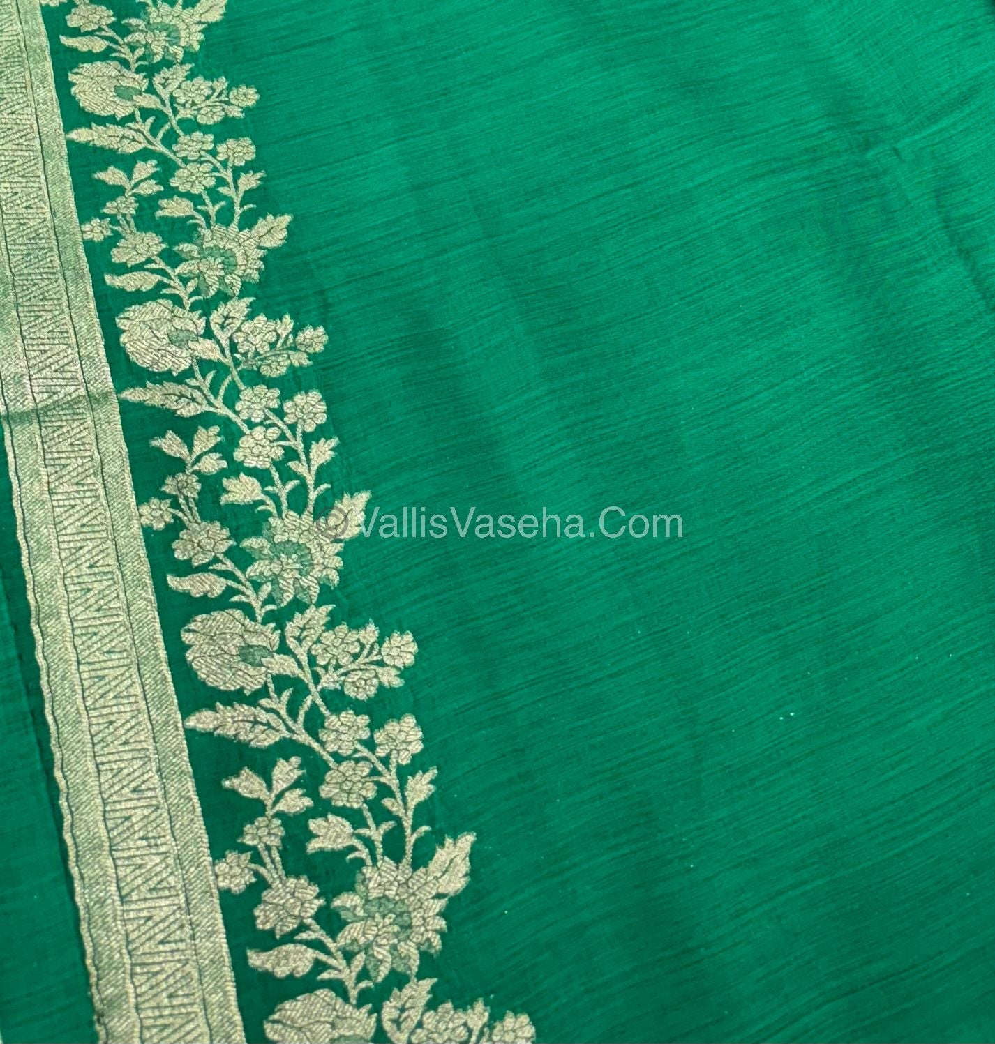 Banarasi - Heritage Silk - Semi Kathan Silk - Green Shade - VVBHS008