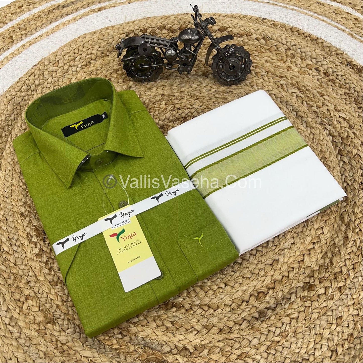 Matching Dhoti and Shirt (HS) & (FS) Set - VVMDS001
