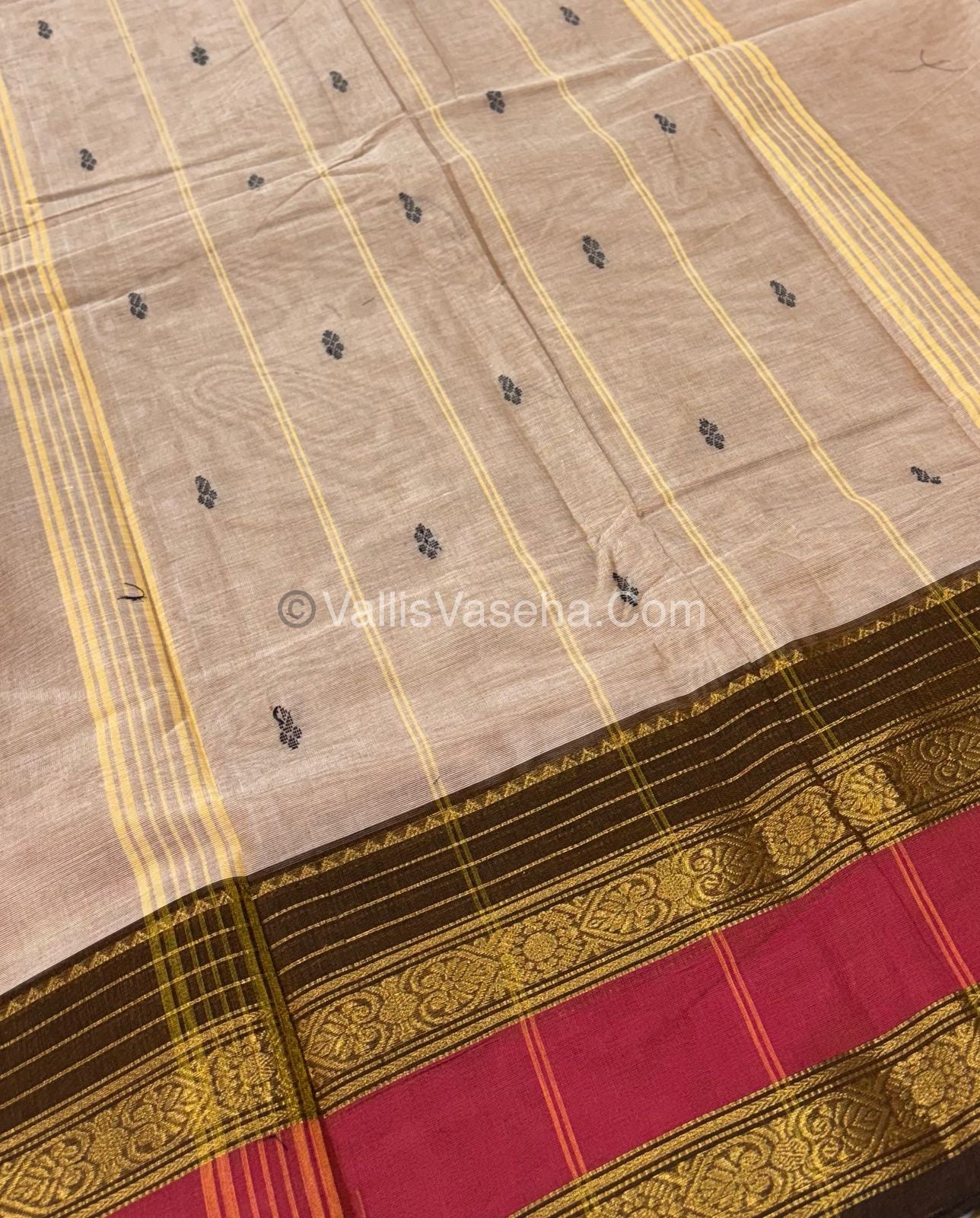 Kanchi Cotton Saree - VVKCS017