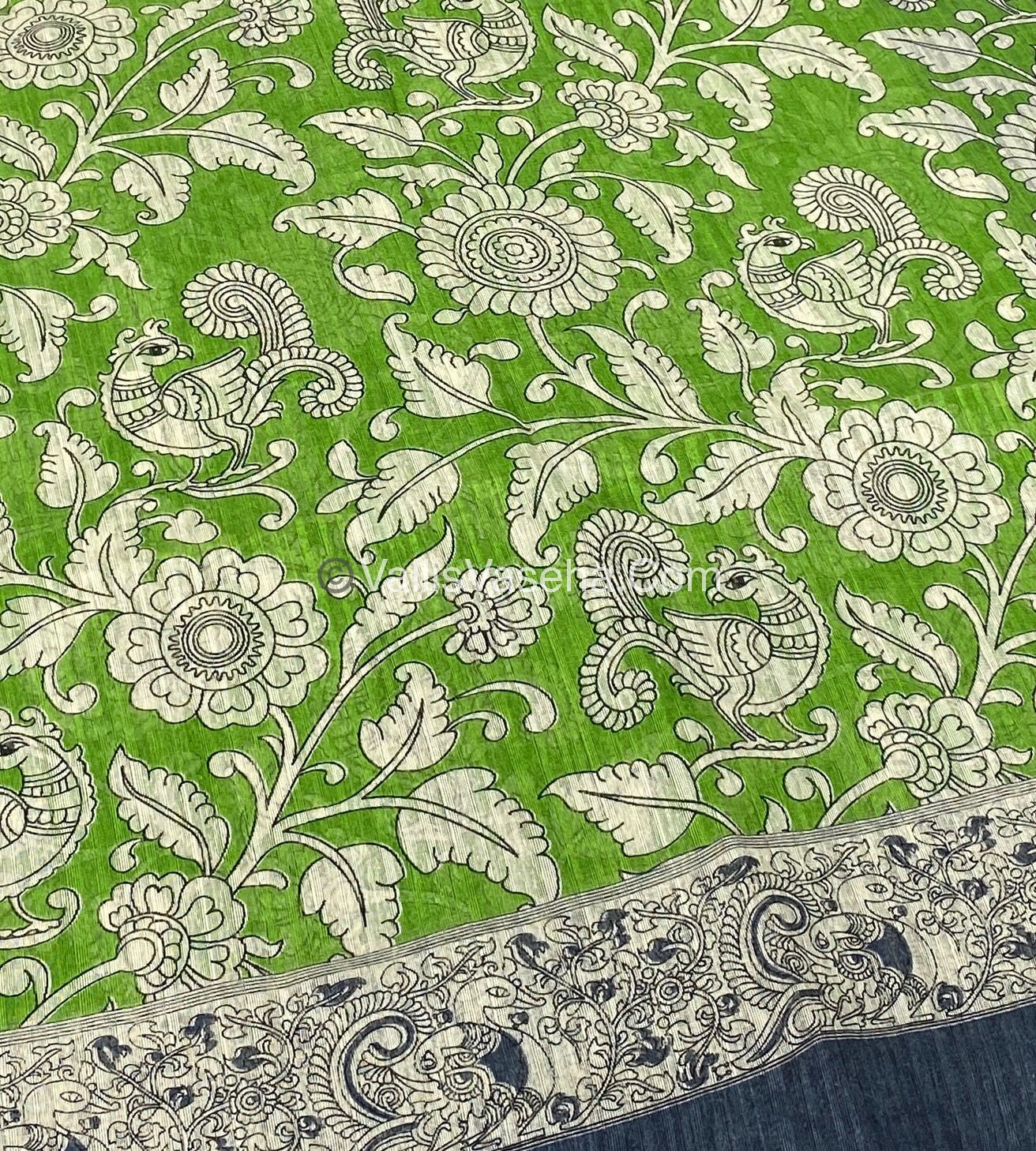 Jute Mixed Cotton Saree | VVJCS001