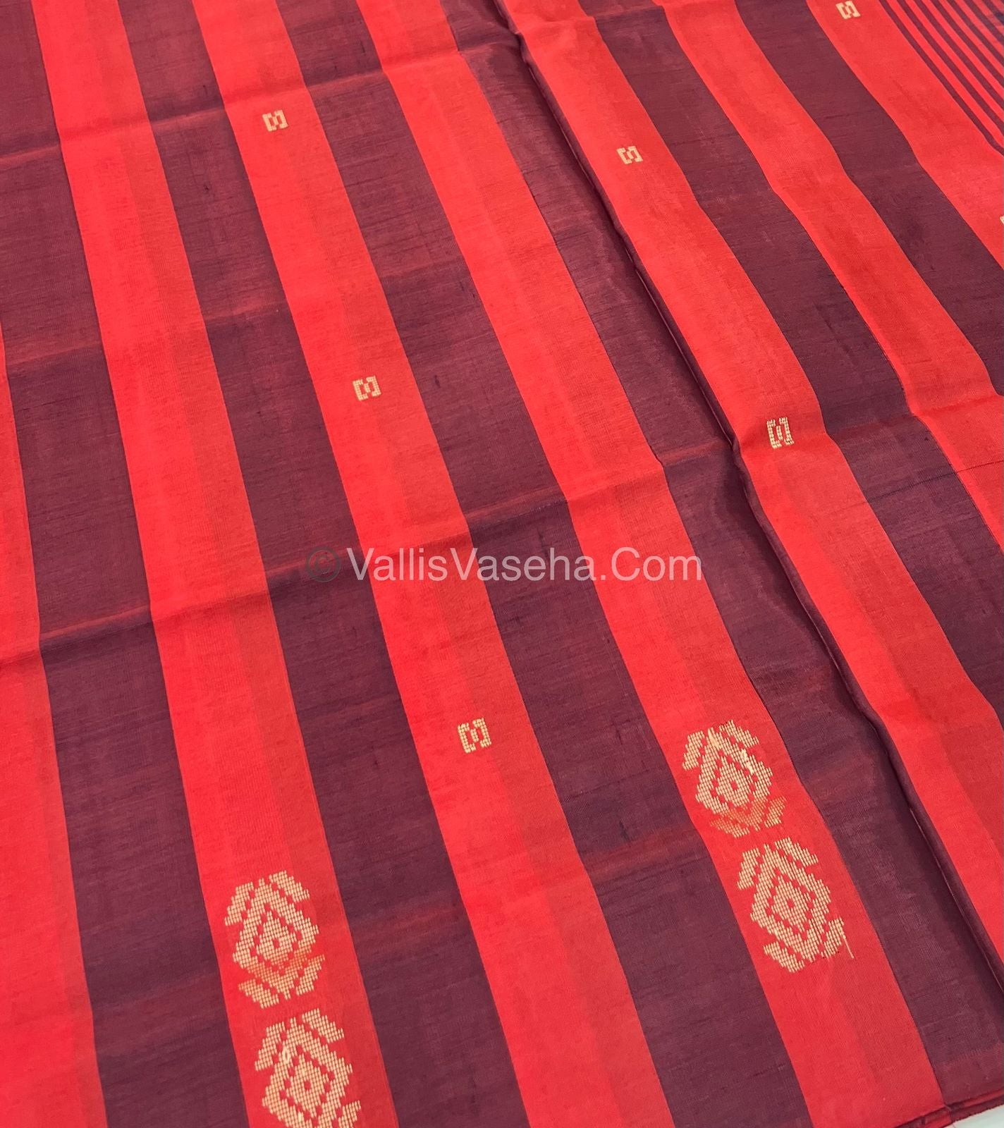 Vazhai Pattu Saree / Banana Pith - With Out Blouse - VVVPS001