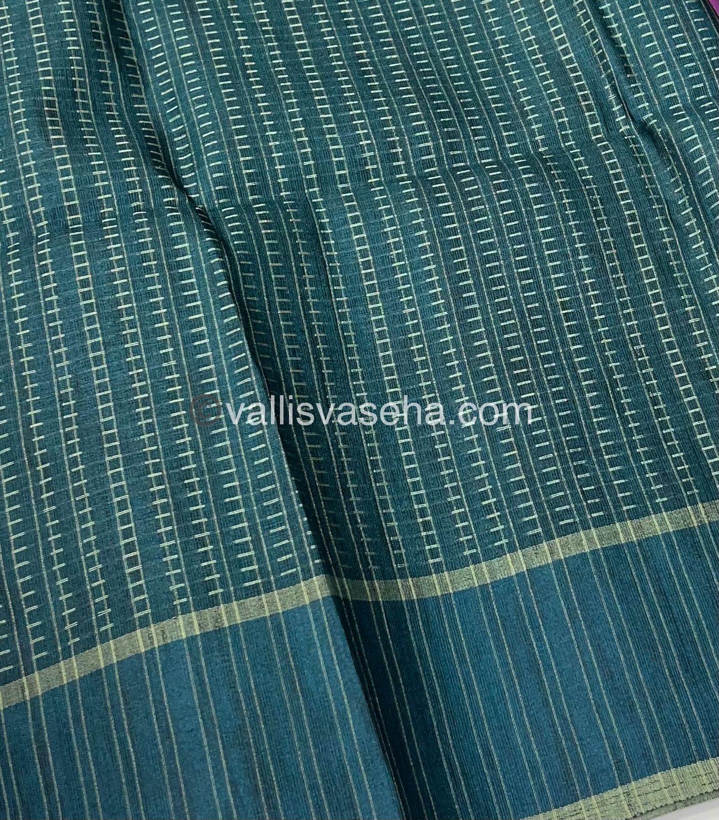 Semi Tussar Silk - Vairavoosi Design - VVSTS037