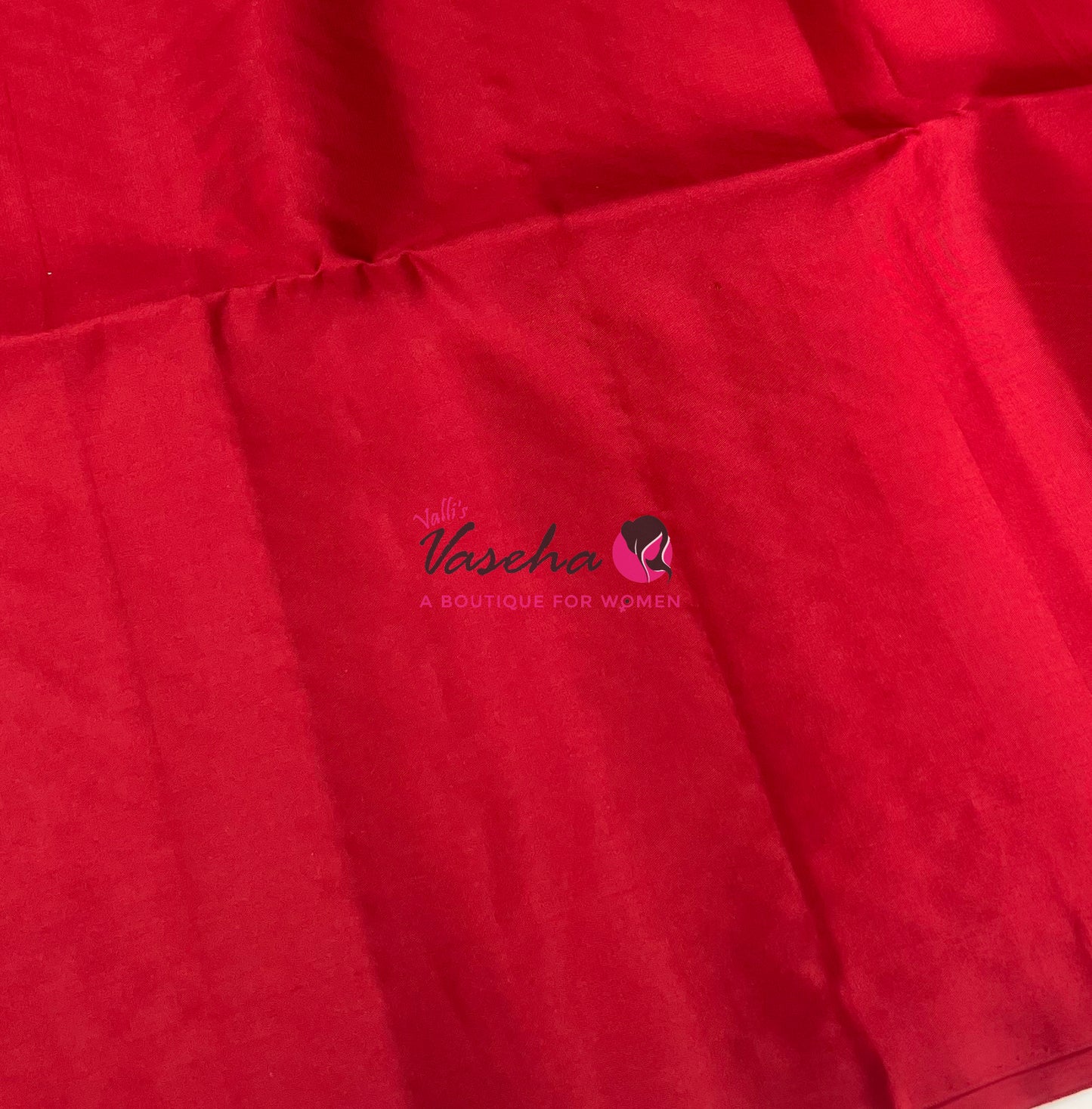 Pure Soft Silk Saree - Border Less - Red Shade - VVPSS078
