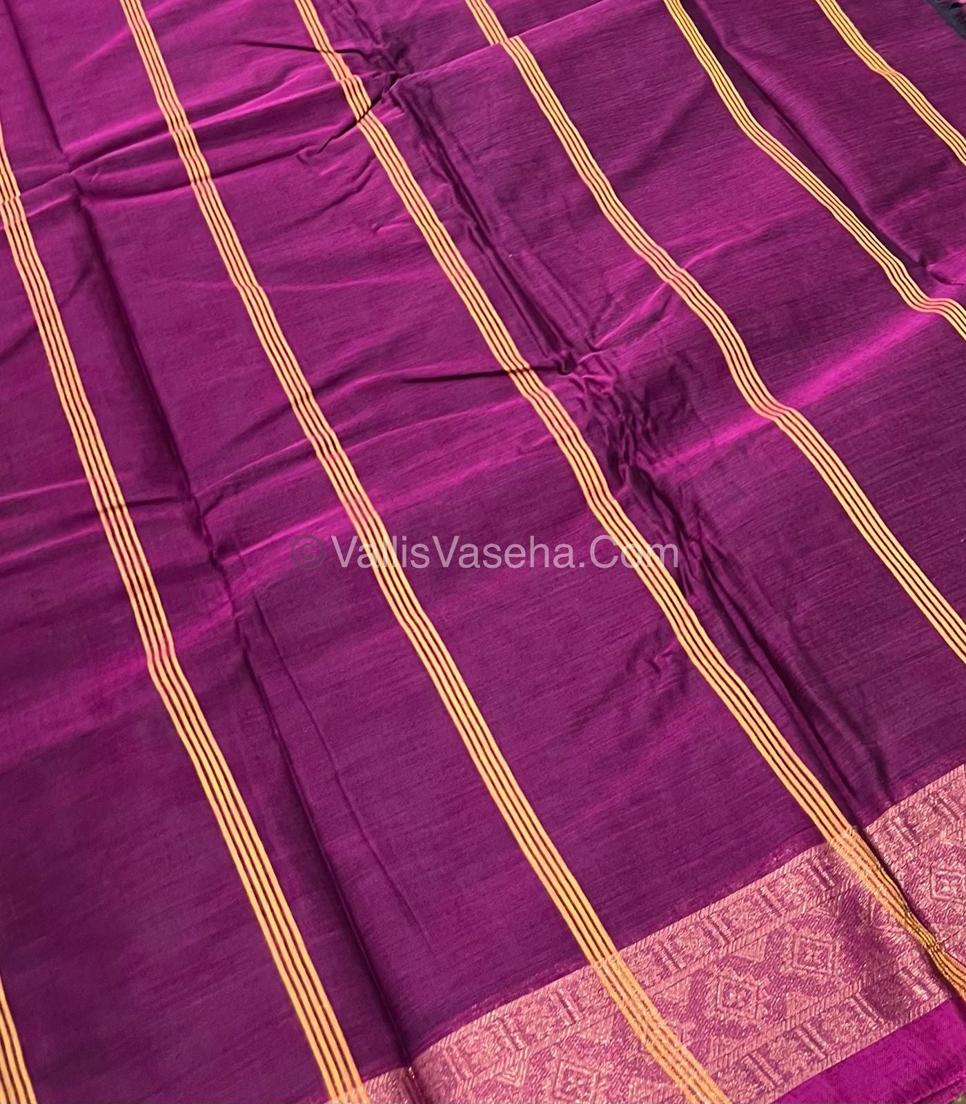 Dhaka Cotton Saree - VVDCS001