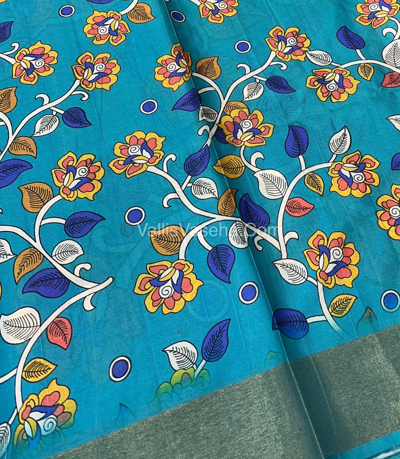 Casual Wear - Fancy Art Silk Tussar Saree - VVFAS001