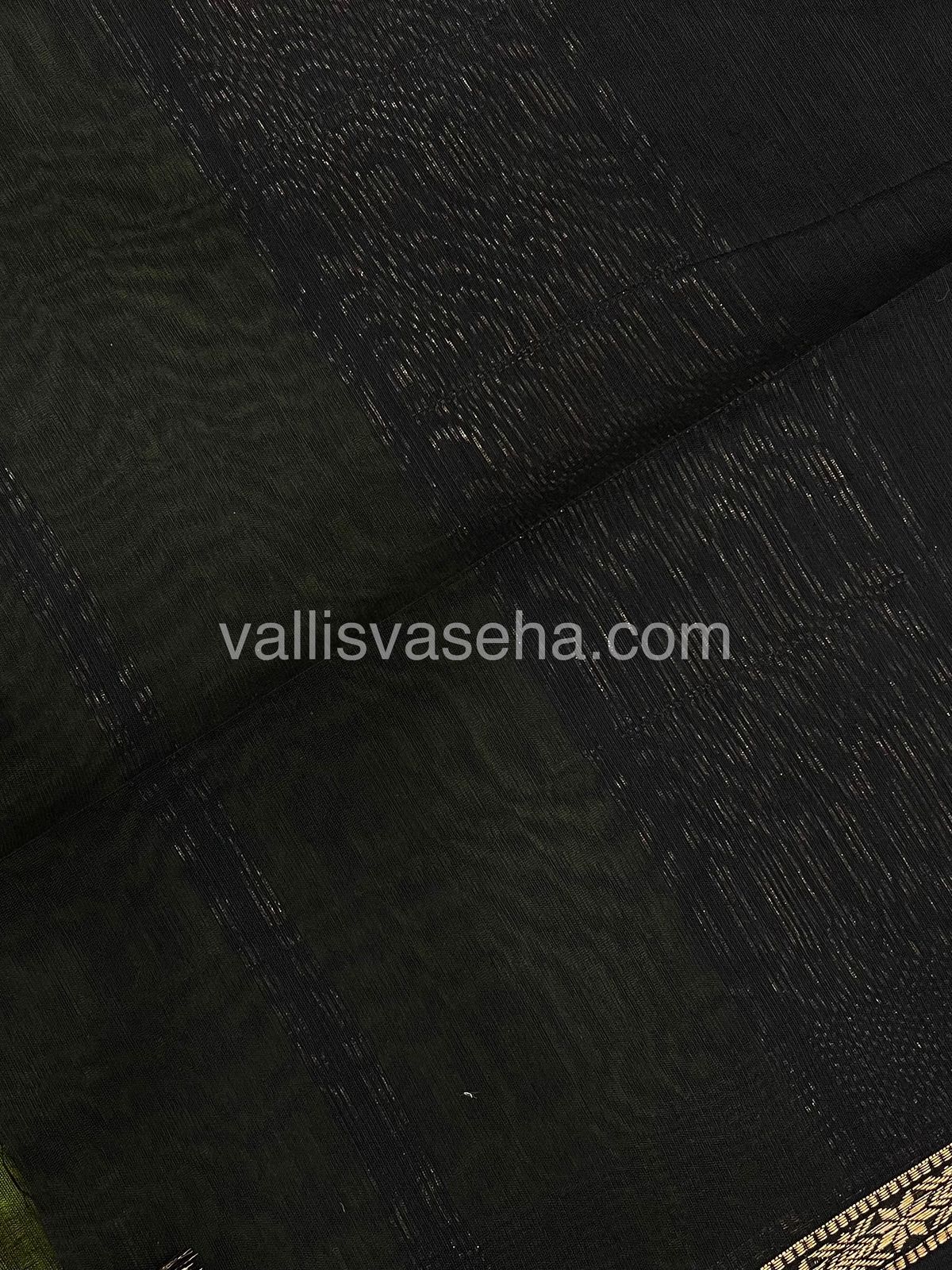 Semi Maheshwari Silk Cotton Saree - VVMSC006