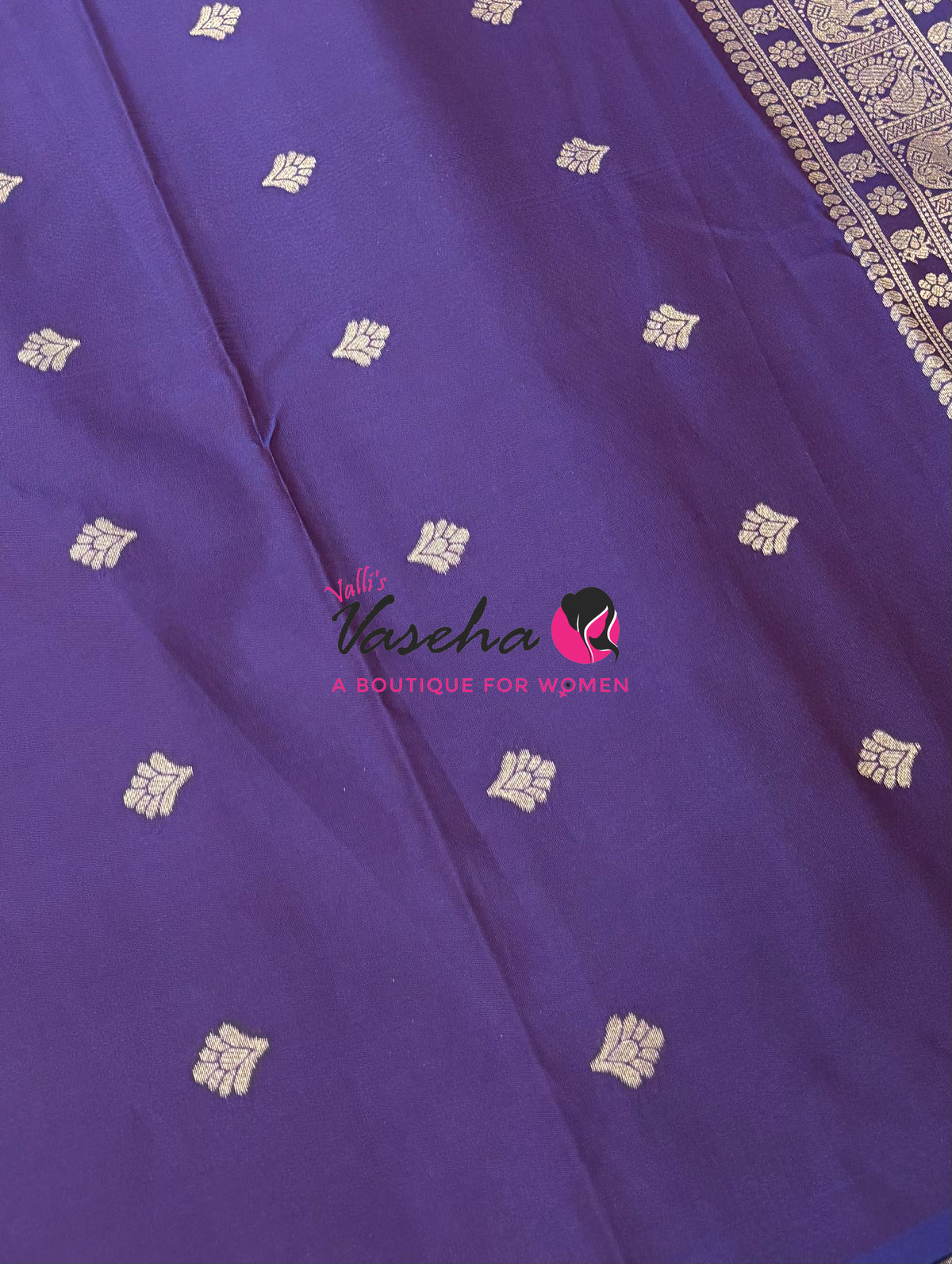 Semi Soft Silk - Onion Pink With Purple - VVSSS038