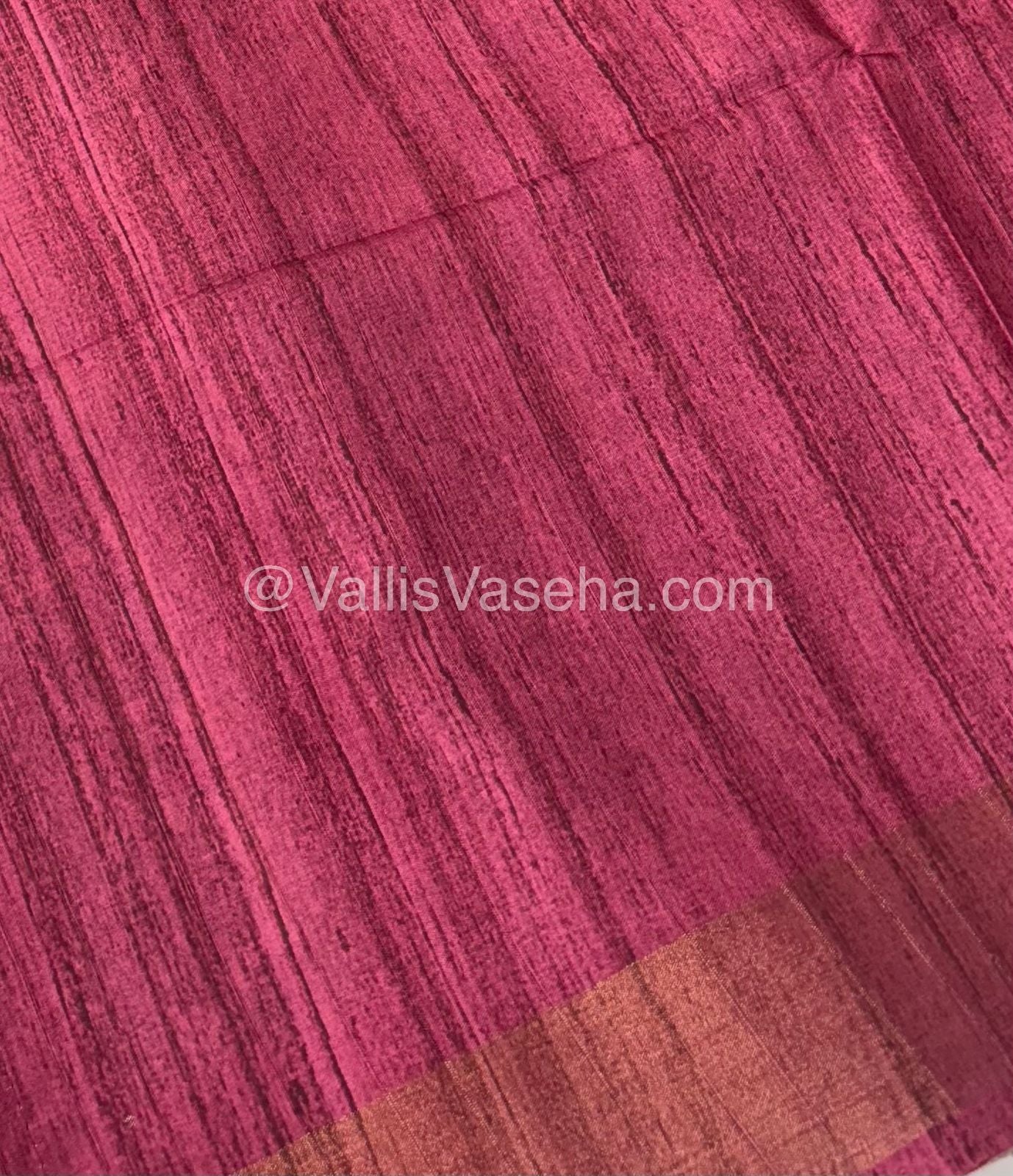 Art Tussar Silk / Semi Gicha Tussar Saree - VVSGT003