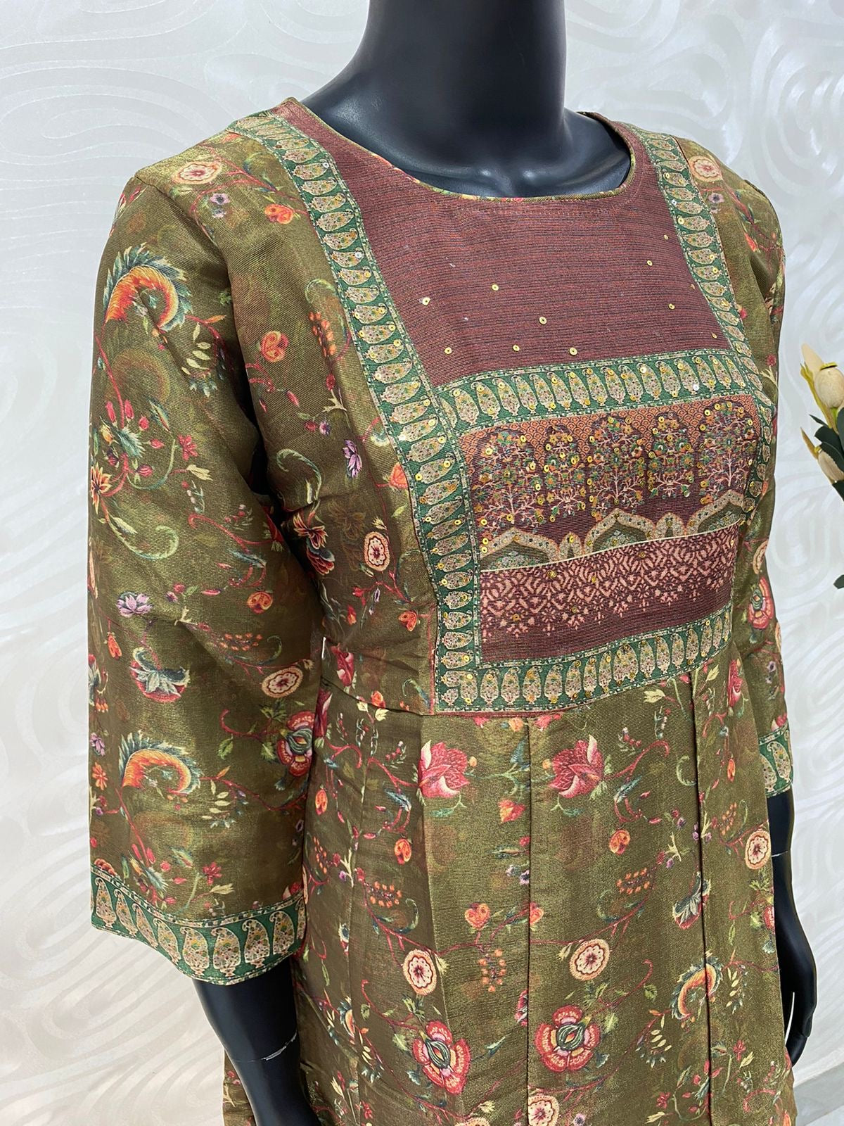 Ready Made - Shimmer Semi Anarkali - Happy Sale - 30% less - VVHS009