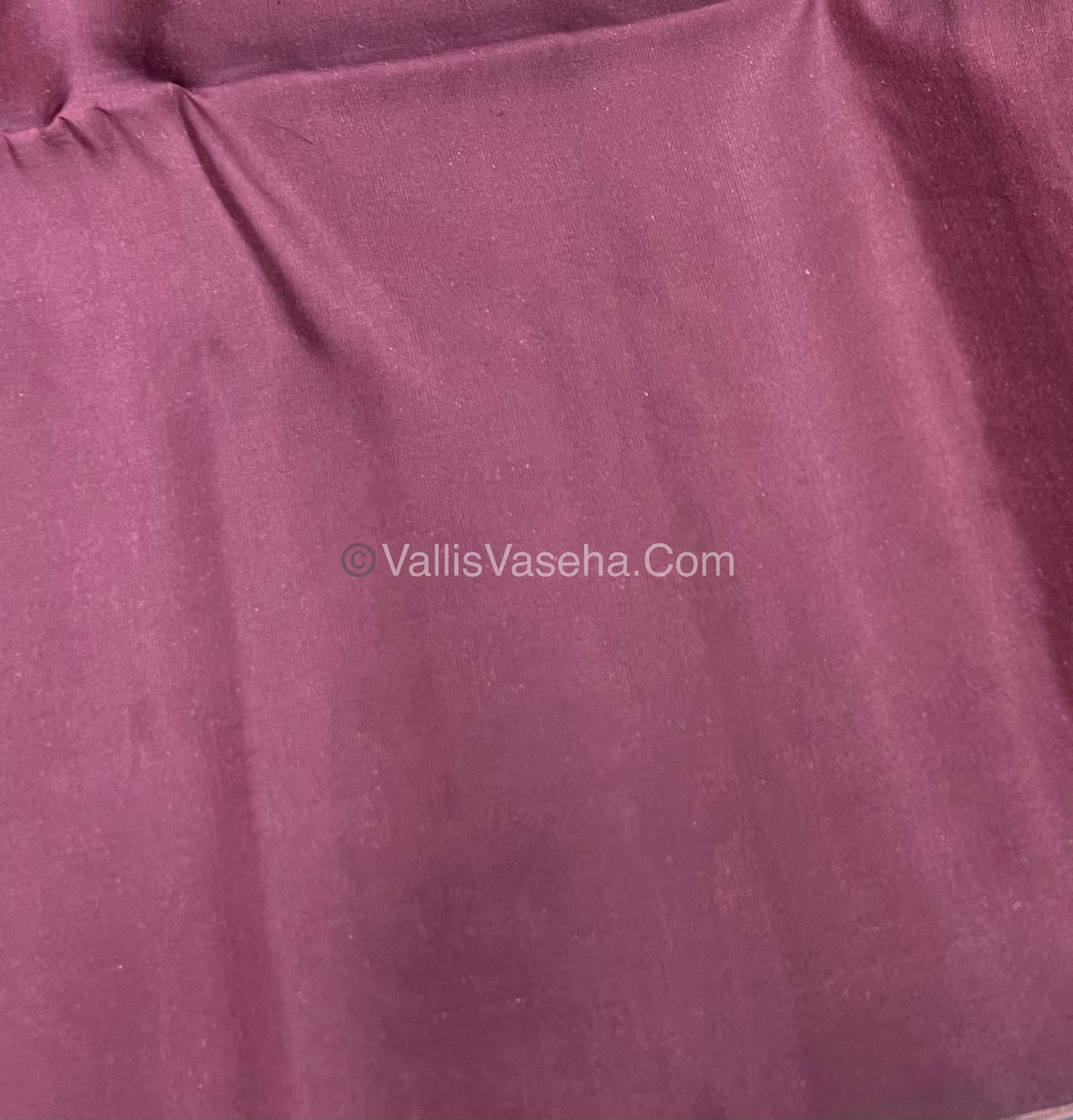 Pure Soft Silk Saree - Pink With Wine Brown Shade - VVPSS063