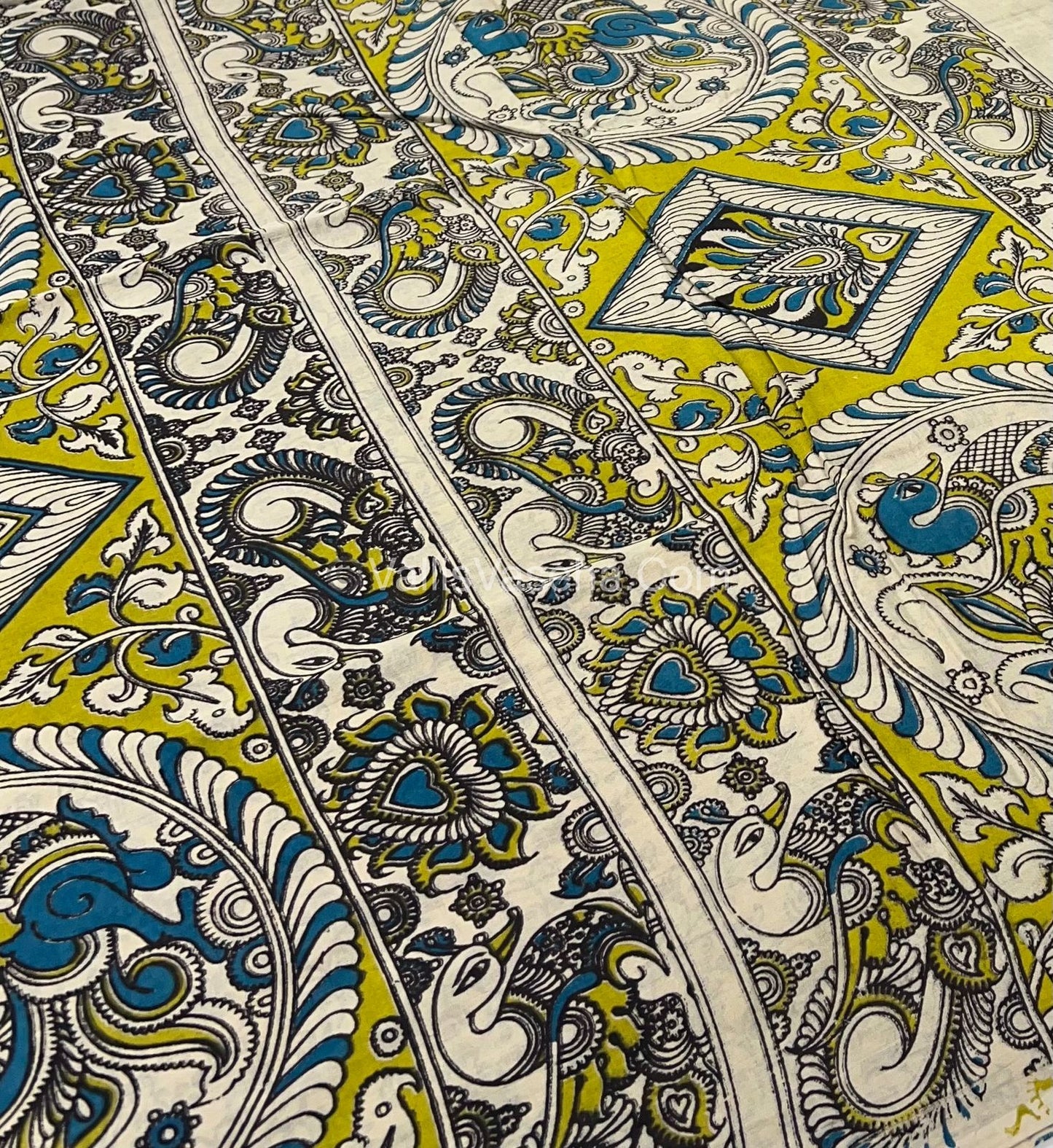 Pure Kalamkari Cotton Saree - VVPKC002