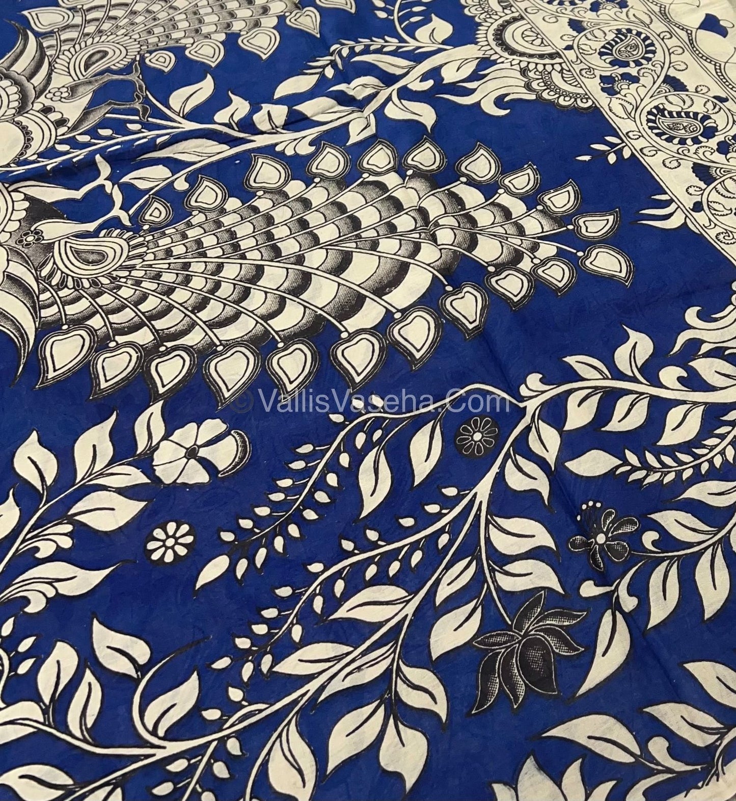 Pure Kalamkari Cotton Saree - VVPKC002