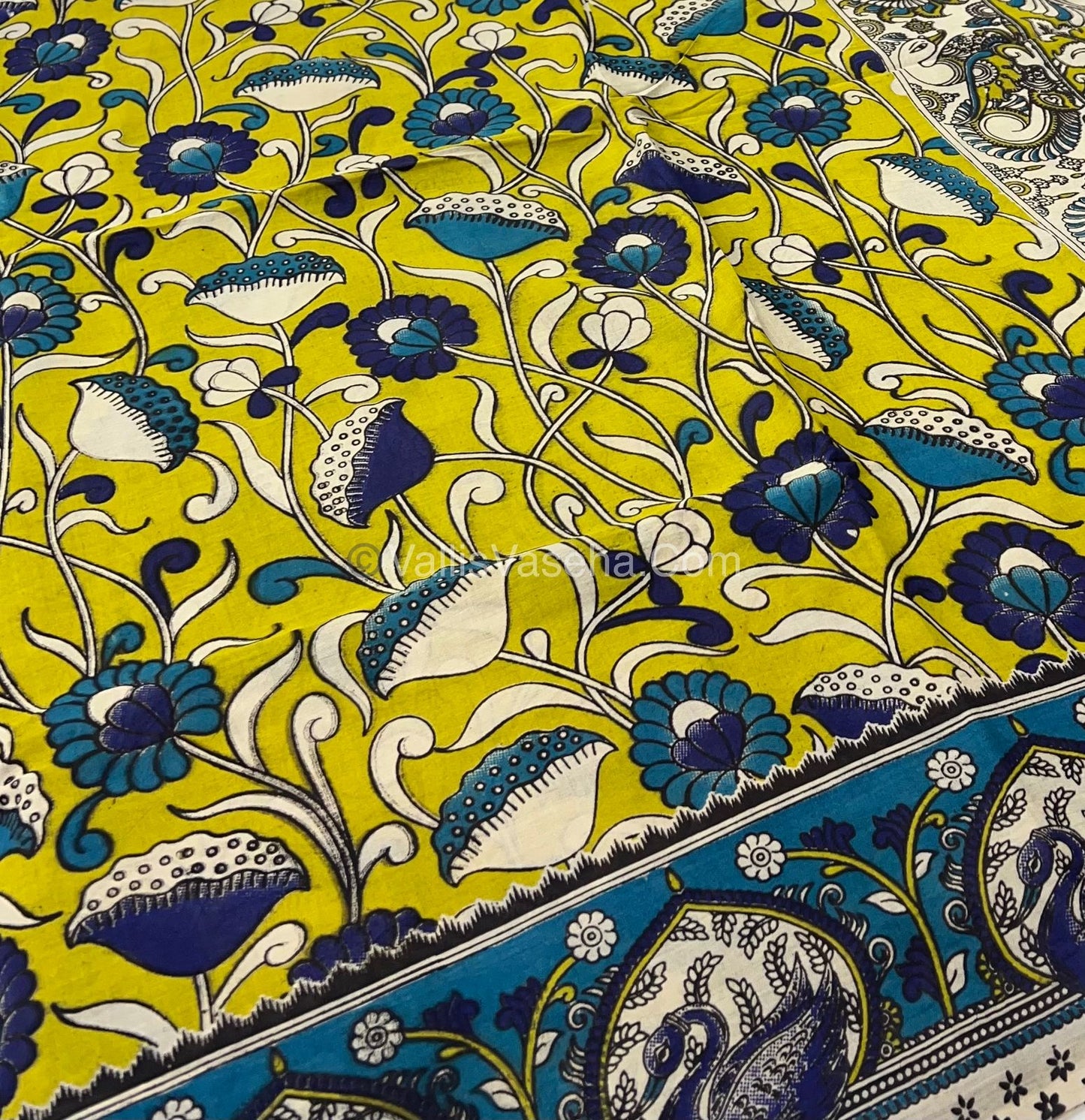 Pure Kalamkari Cotton Saree - VVPKC002