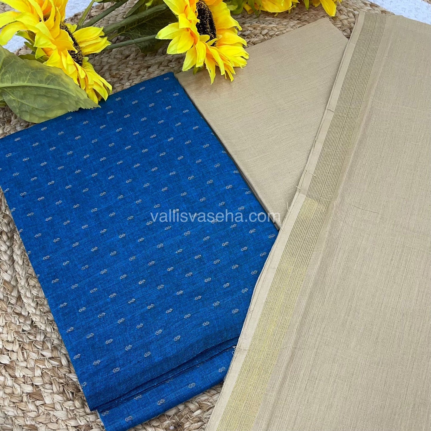 Salwar Material - Pure Cotton - Jacquard Design Set - VVJSM001 - 108275