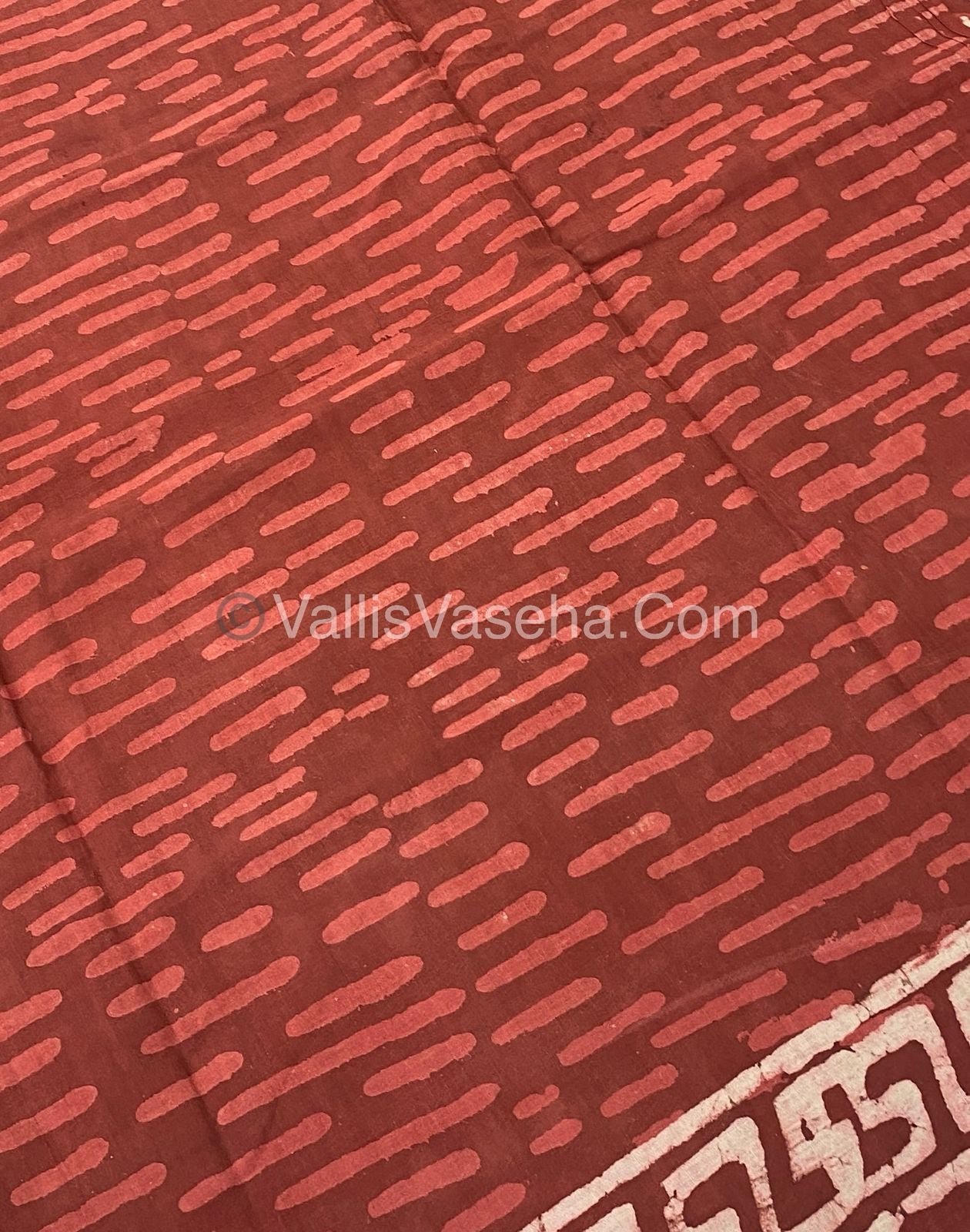 Pure Soft Mul Mul Cotton Sarees - Hand Block Prints - VVMMC003