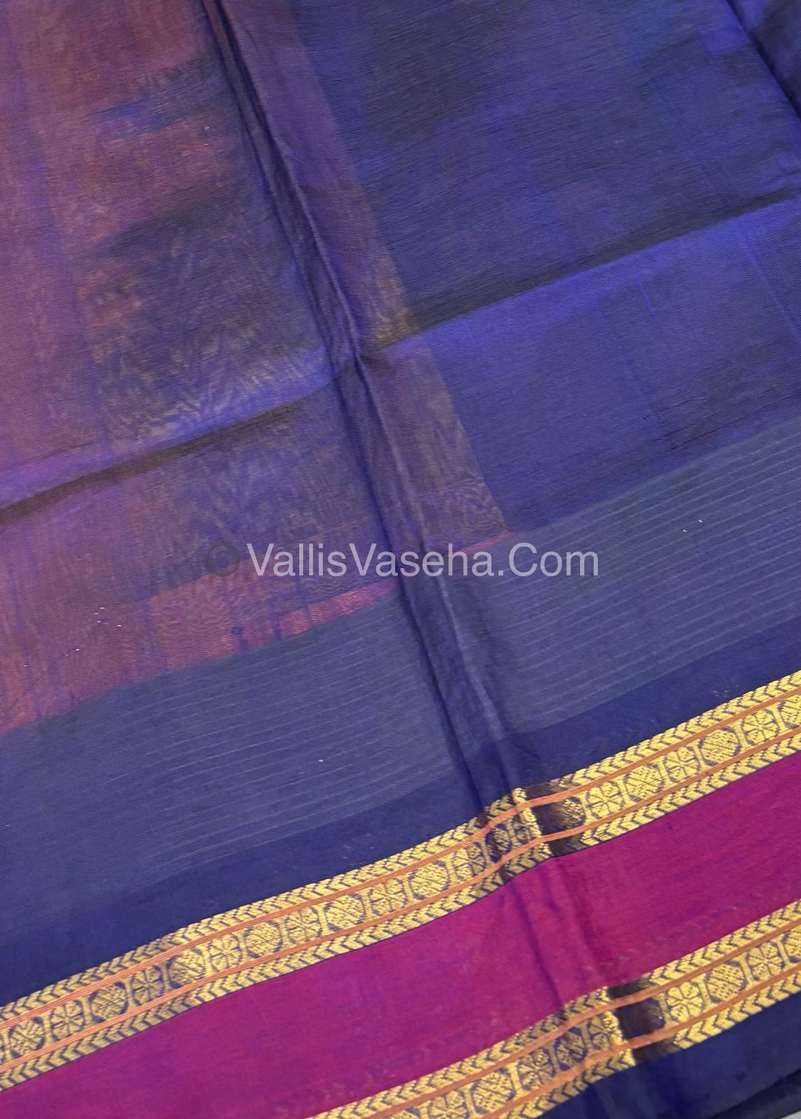 15% Offer Saree - Pure Korvai Silk Cotton - VVDS004