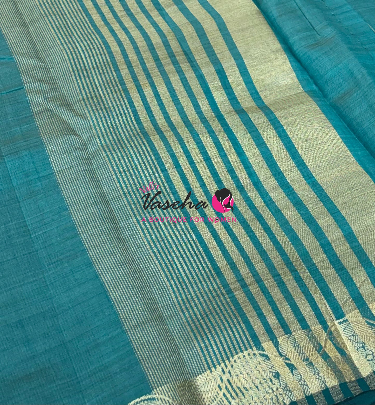 Semi Tussar Silk - Ramar Green Shade - VVSTS003 - (RG)