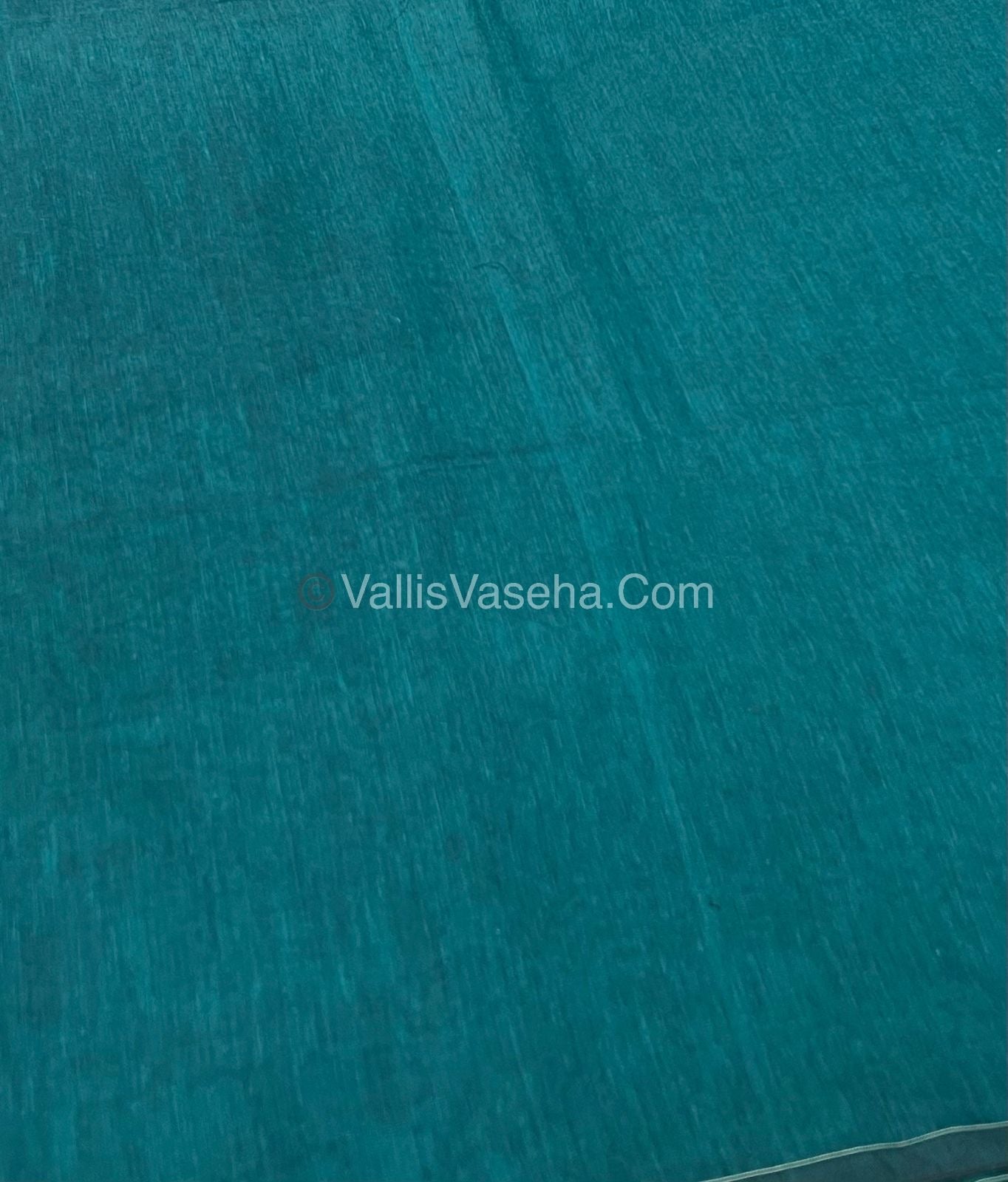Khadi Cotton Sarees with Kalamkari Blouse - VVKCK001