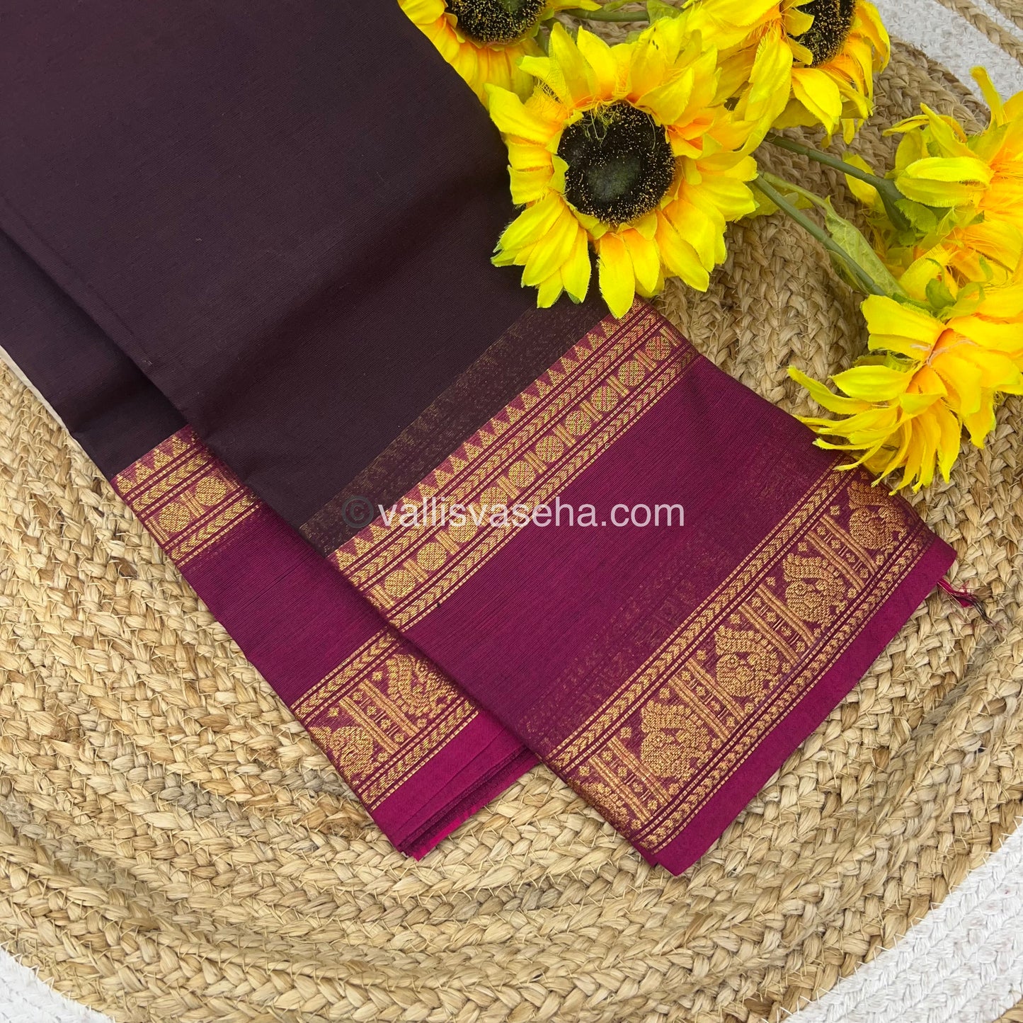 Kanchi Cotton Saree - VVKCS009