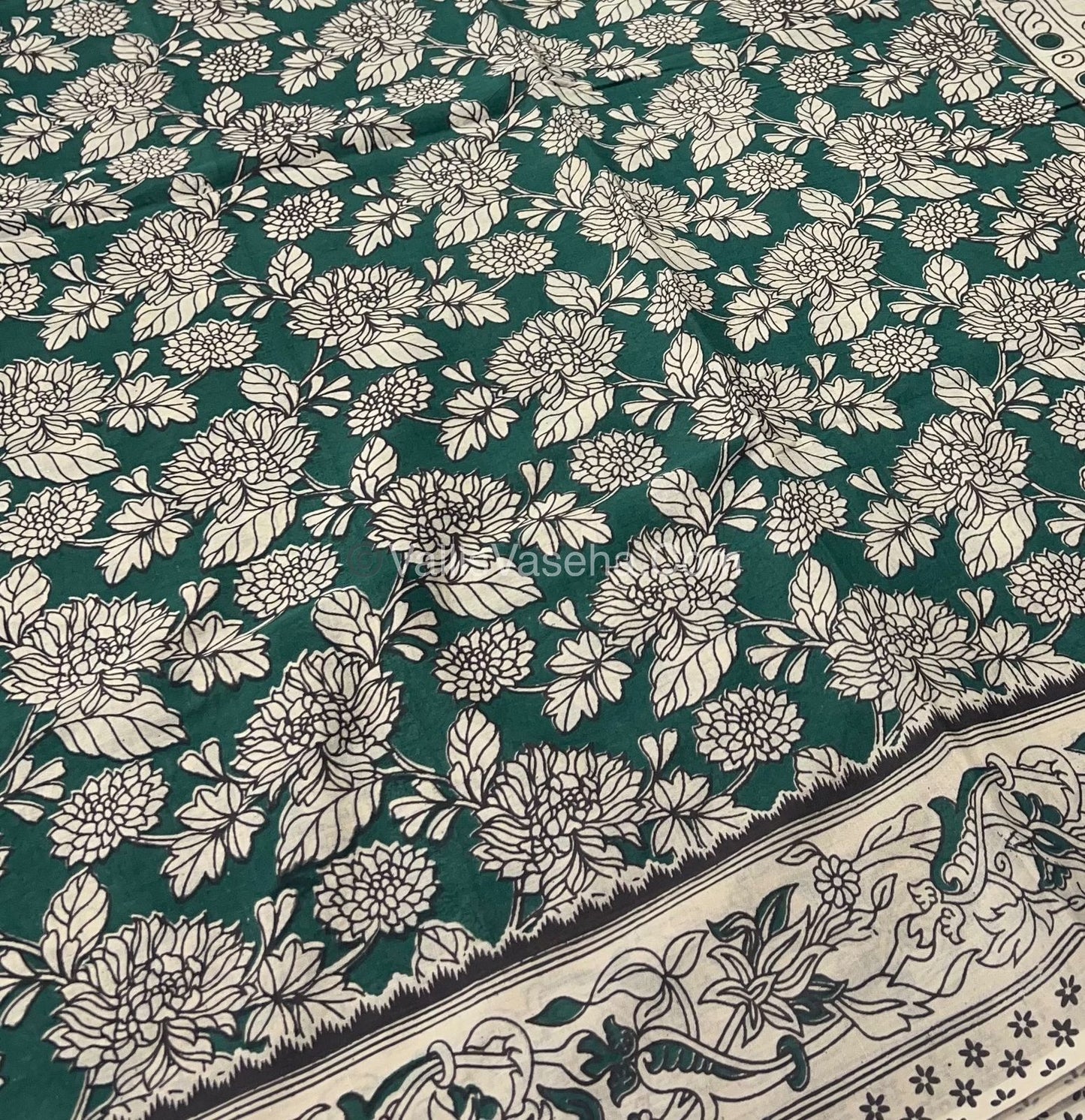 Pure Kalamkari Cotton Saree - VVPKC002