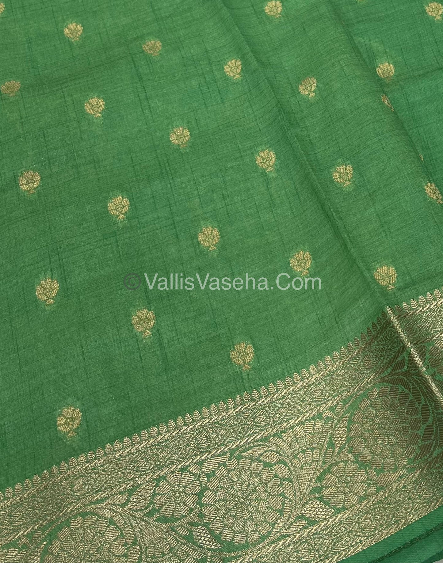 Semi Tussar Silk - Grand Pallu - Light Pastle Shade - VVSTS029