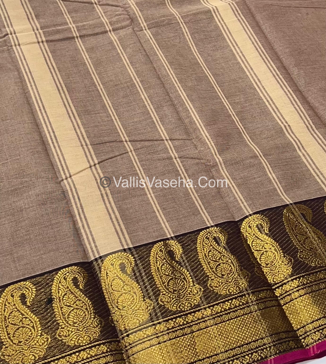 Kanchi Cotton Saree - VVKCS015