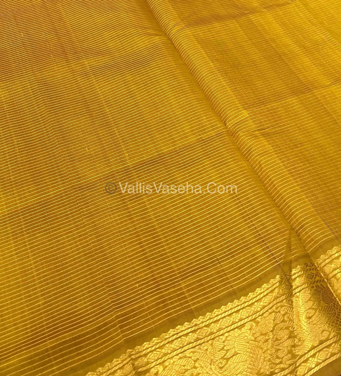 Pure Silk Cotton Sarees - Vairavoosi Lines - Red & Mustard Yellow- VVPSC005