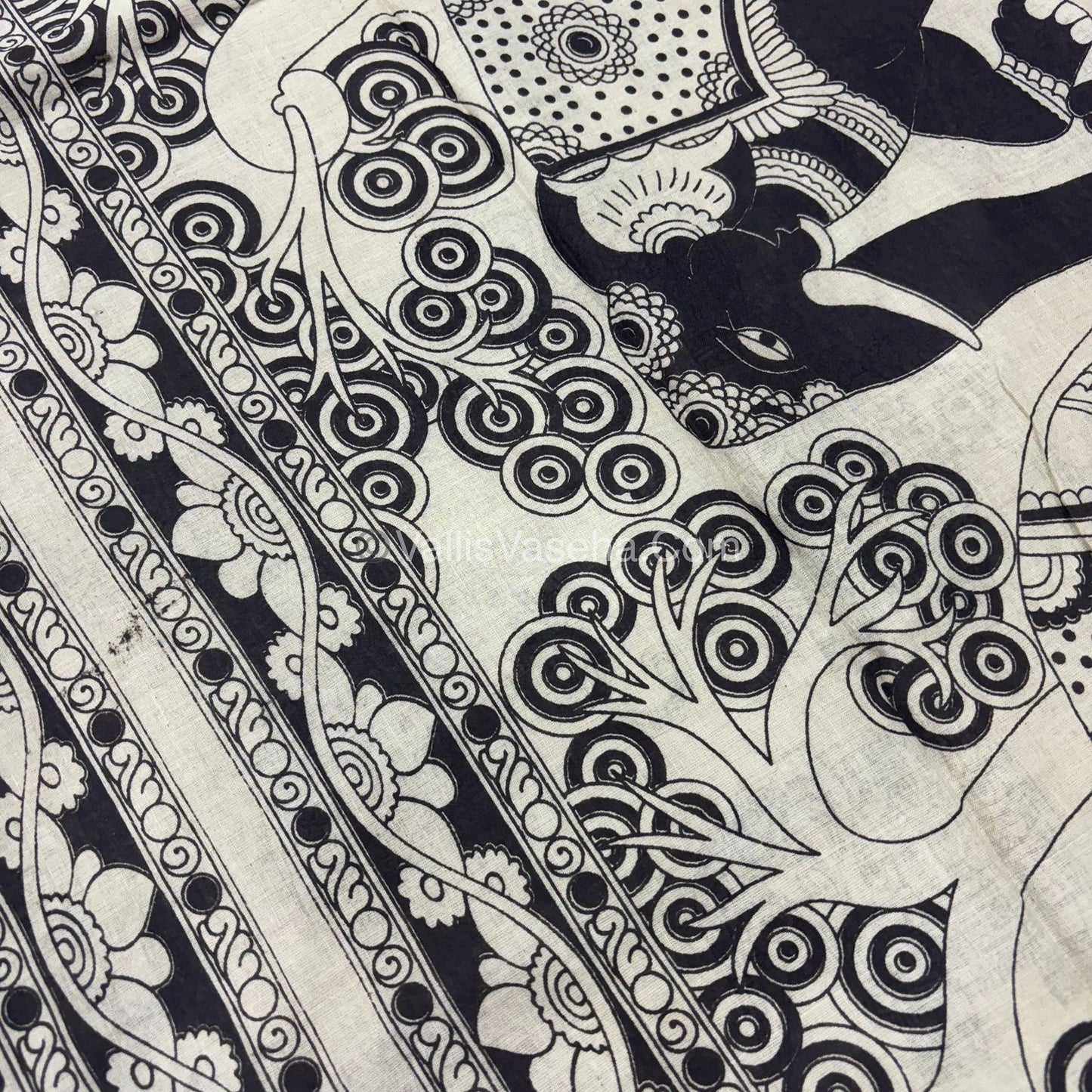 Pure Kalamkari Cotton Saree - VVPKC002