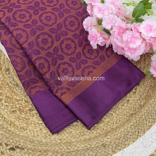 Mixed Cotton Brasso Saree - VVBS001