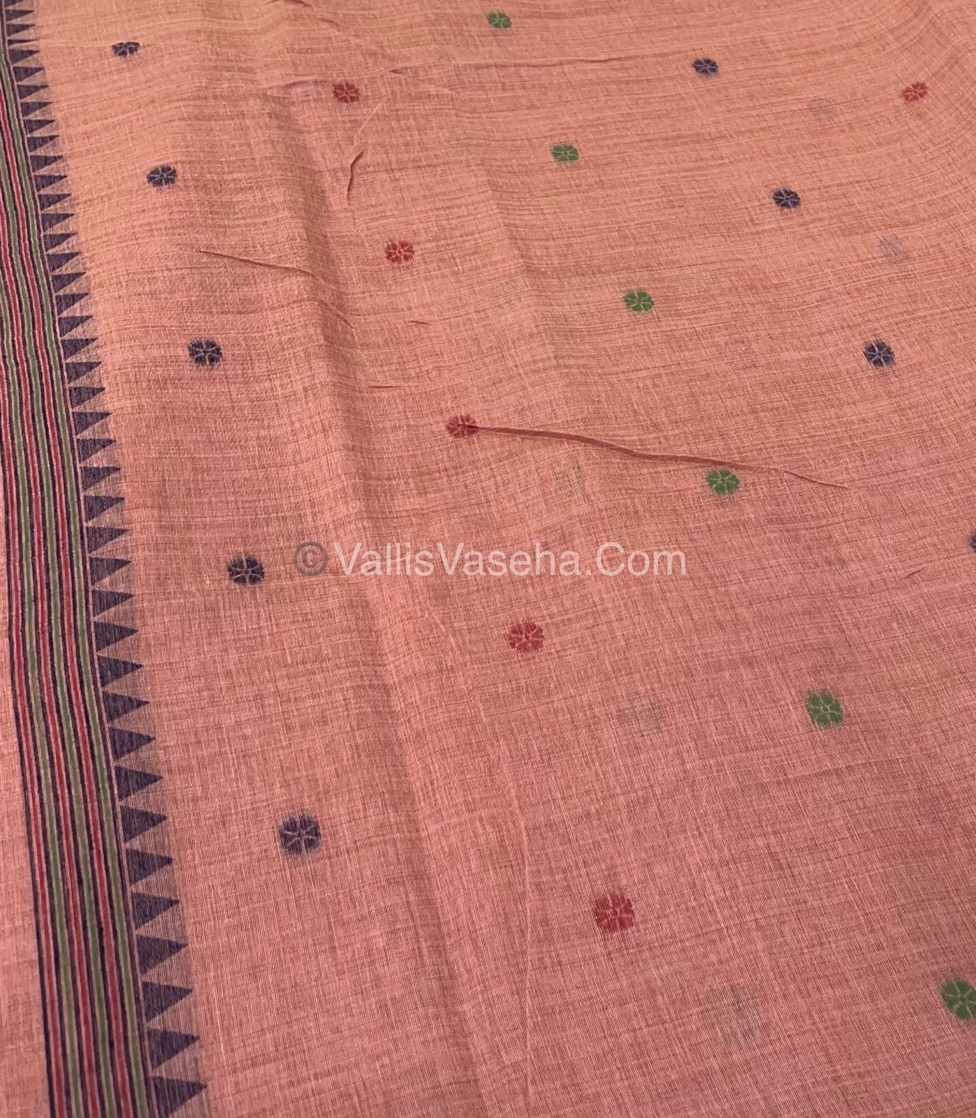 Muga Cotton Saree - VVMCS001